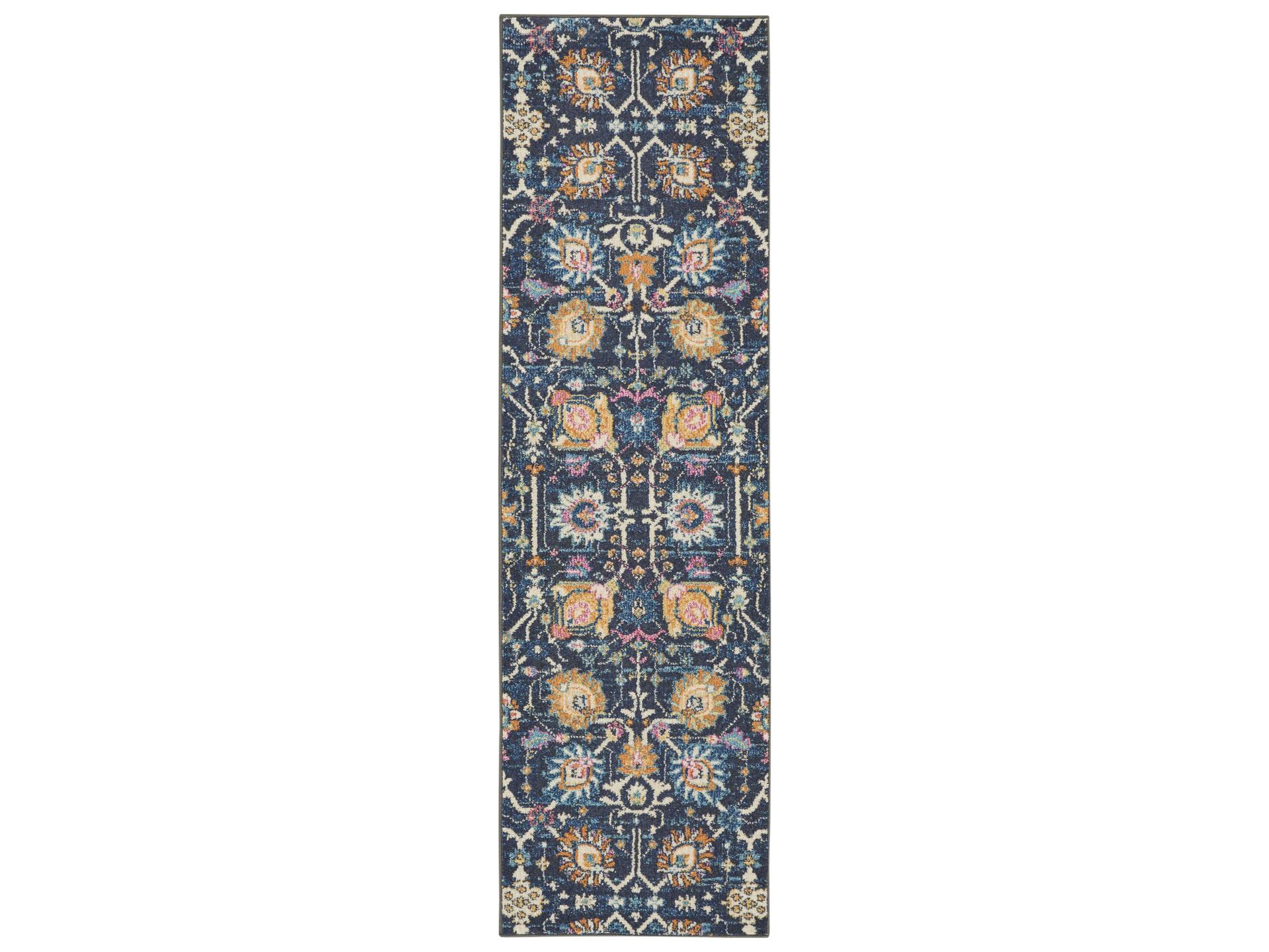 Passion Floral Runner Area Rug