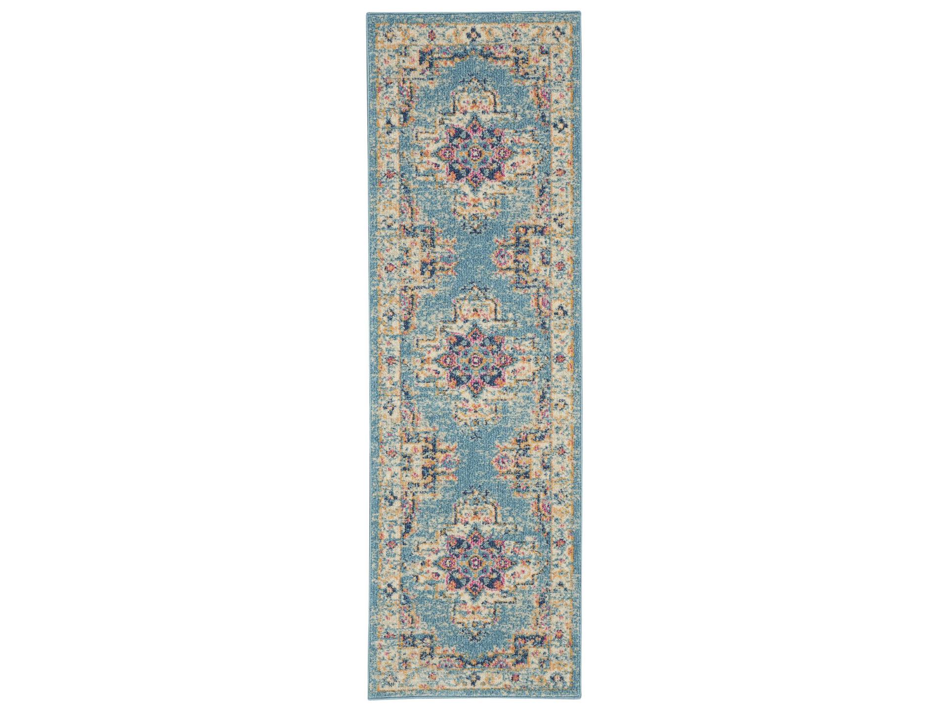 Passion Bordered Runner Area Rug