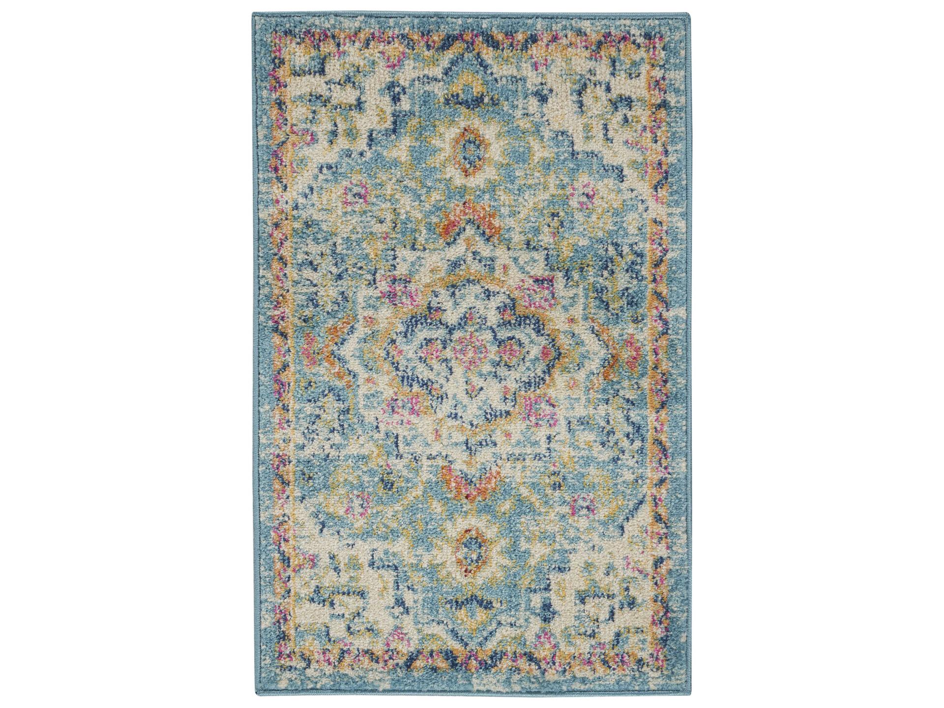 Passion PSN25 Ivory Light Blue Area Rug