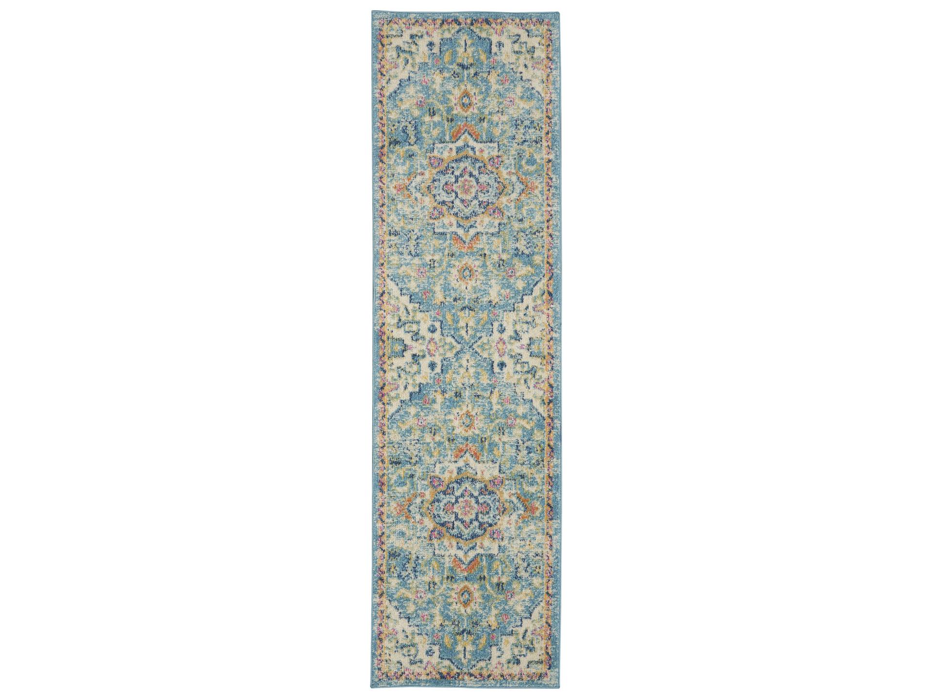 Passion Bordered Runner Area Rug