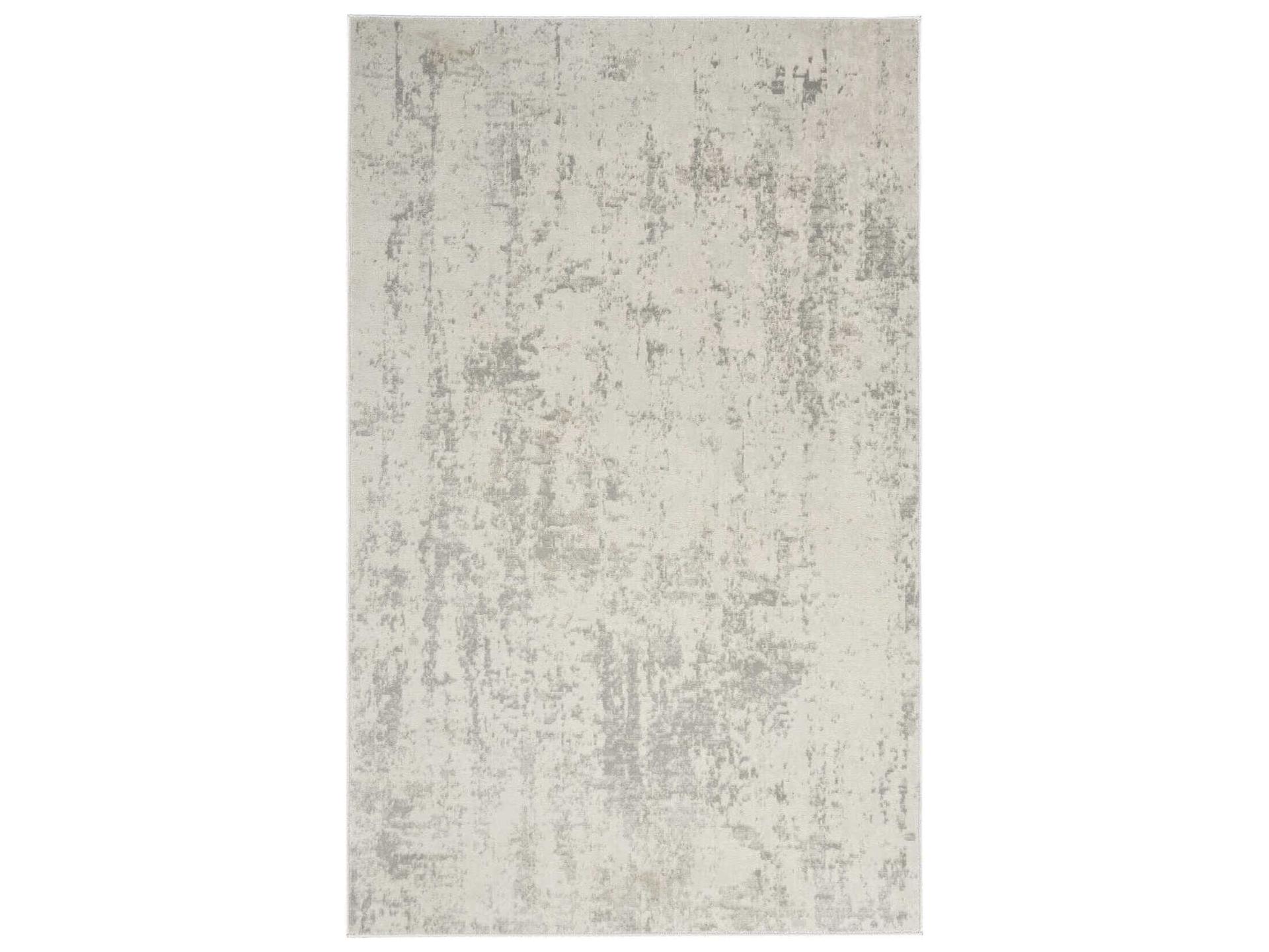 Quarry Cream Grey Abstract Indoor Area Rug
