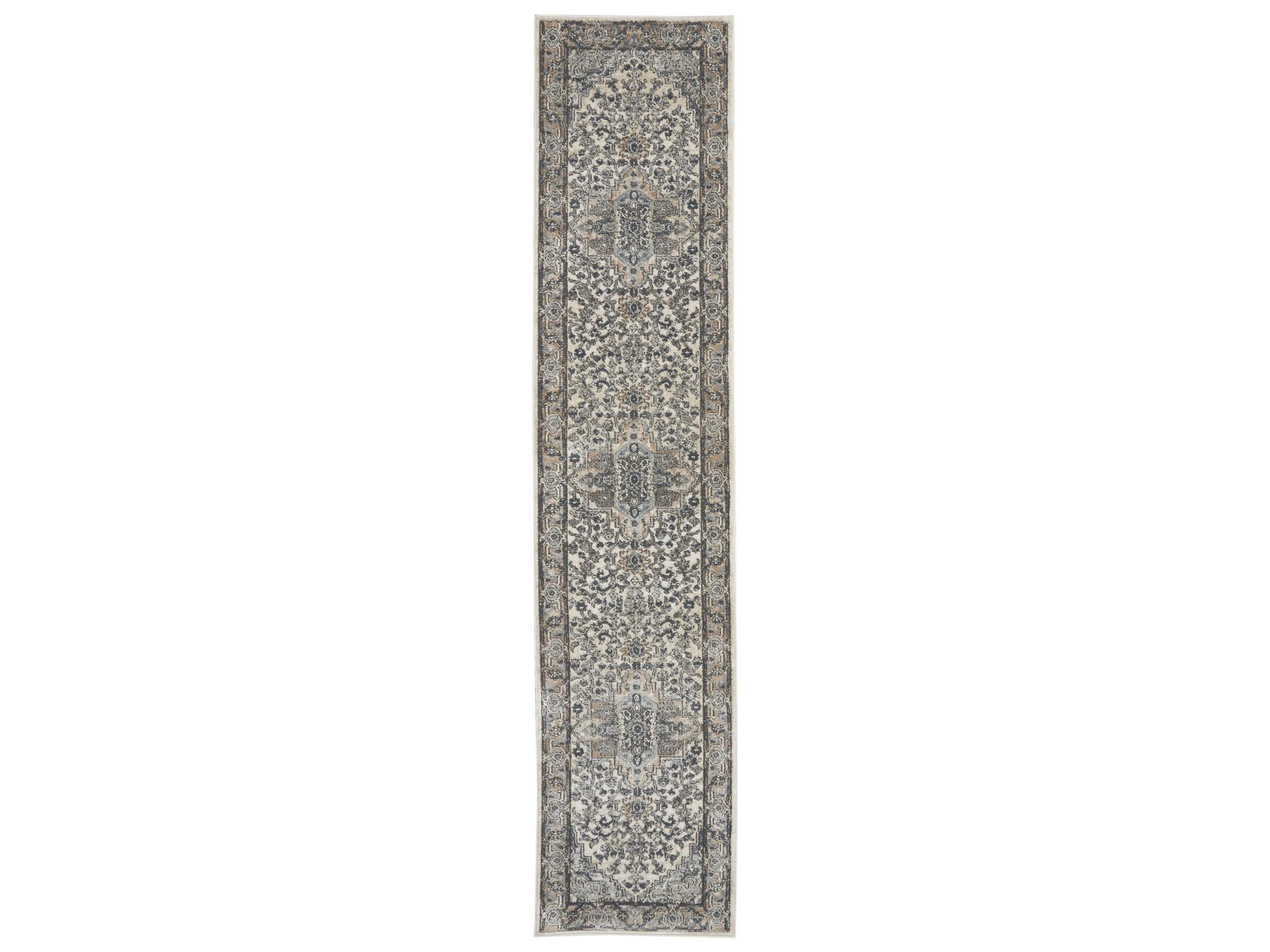Quarry Bordered Runner Area Rug