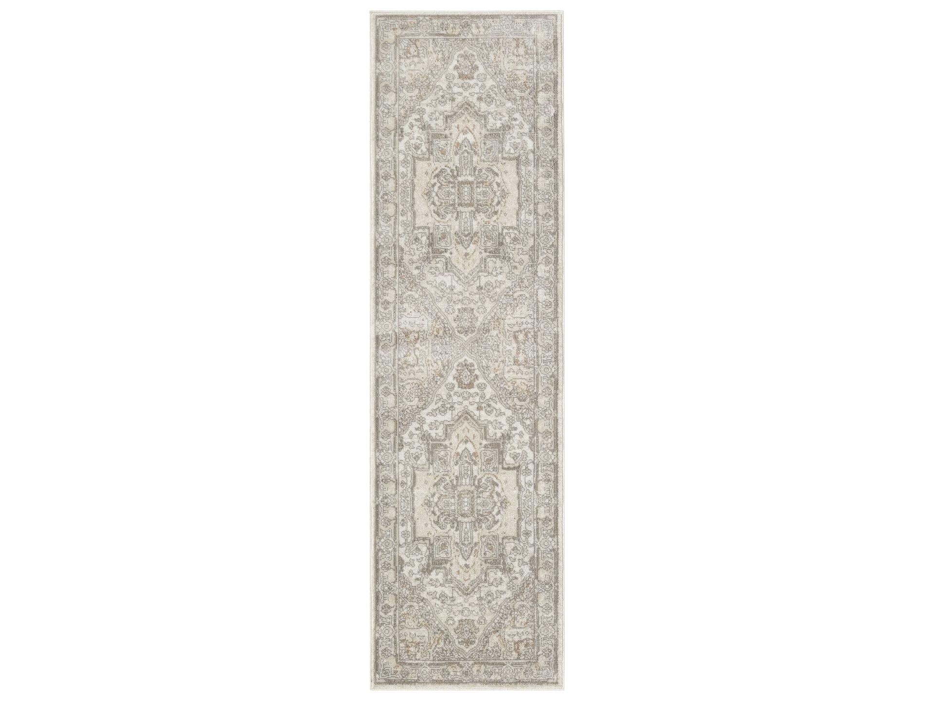 Quarry Bordered Runner Area Rug