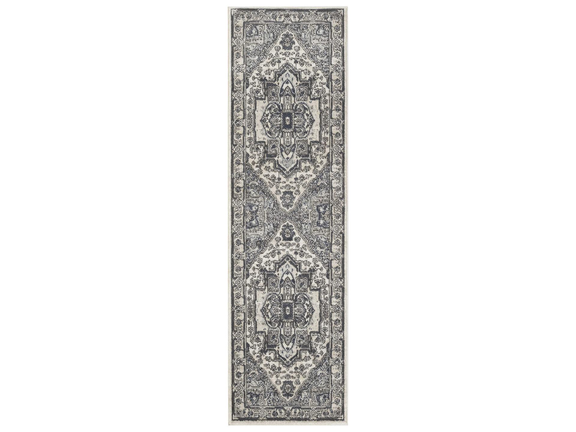 Quarry Bordered Runner Area Rug