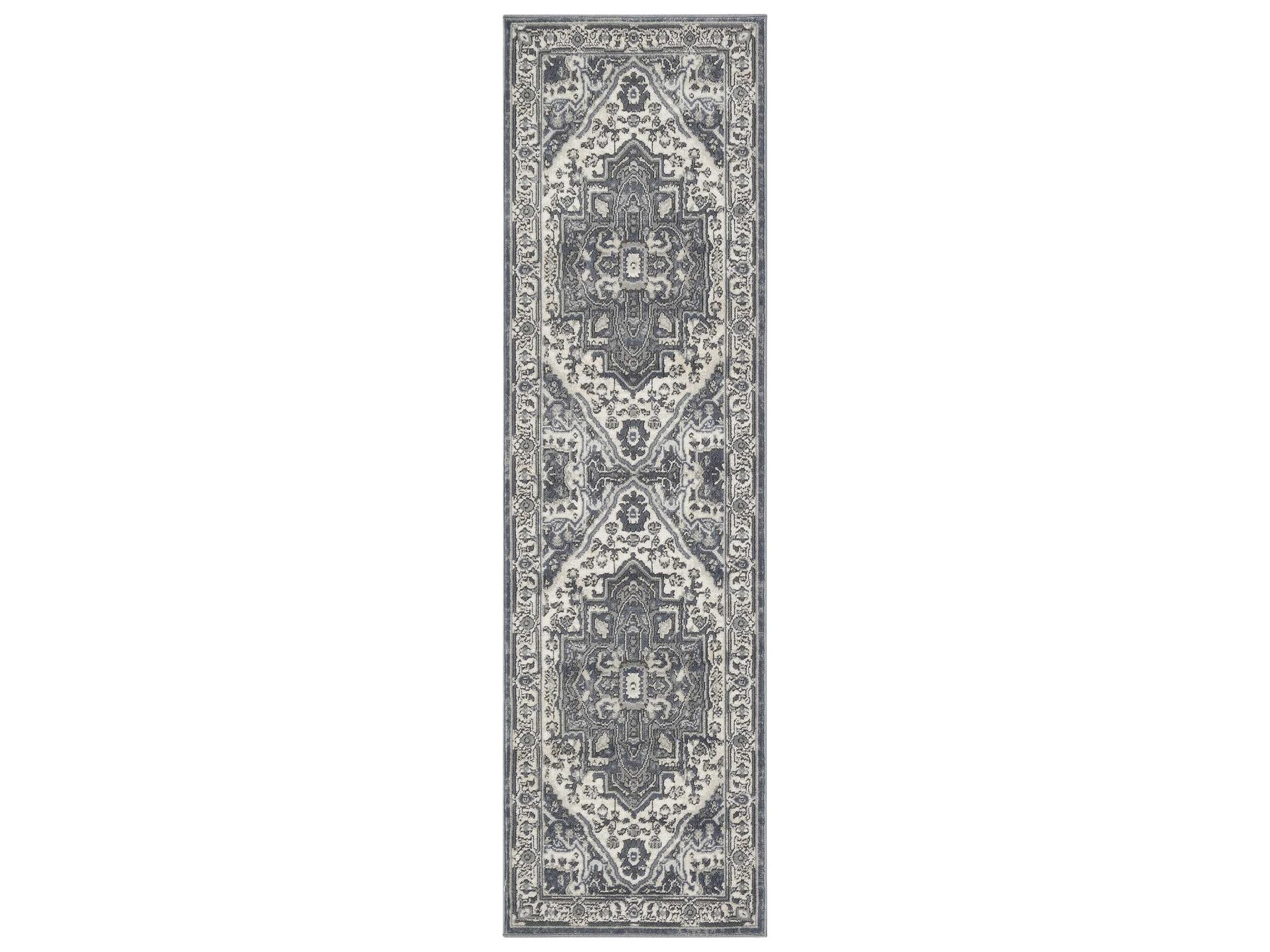 Quarry Bordered Runner Area Rug