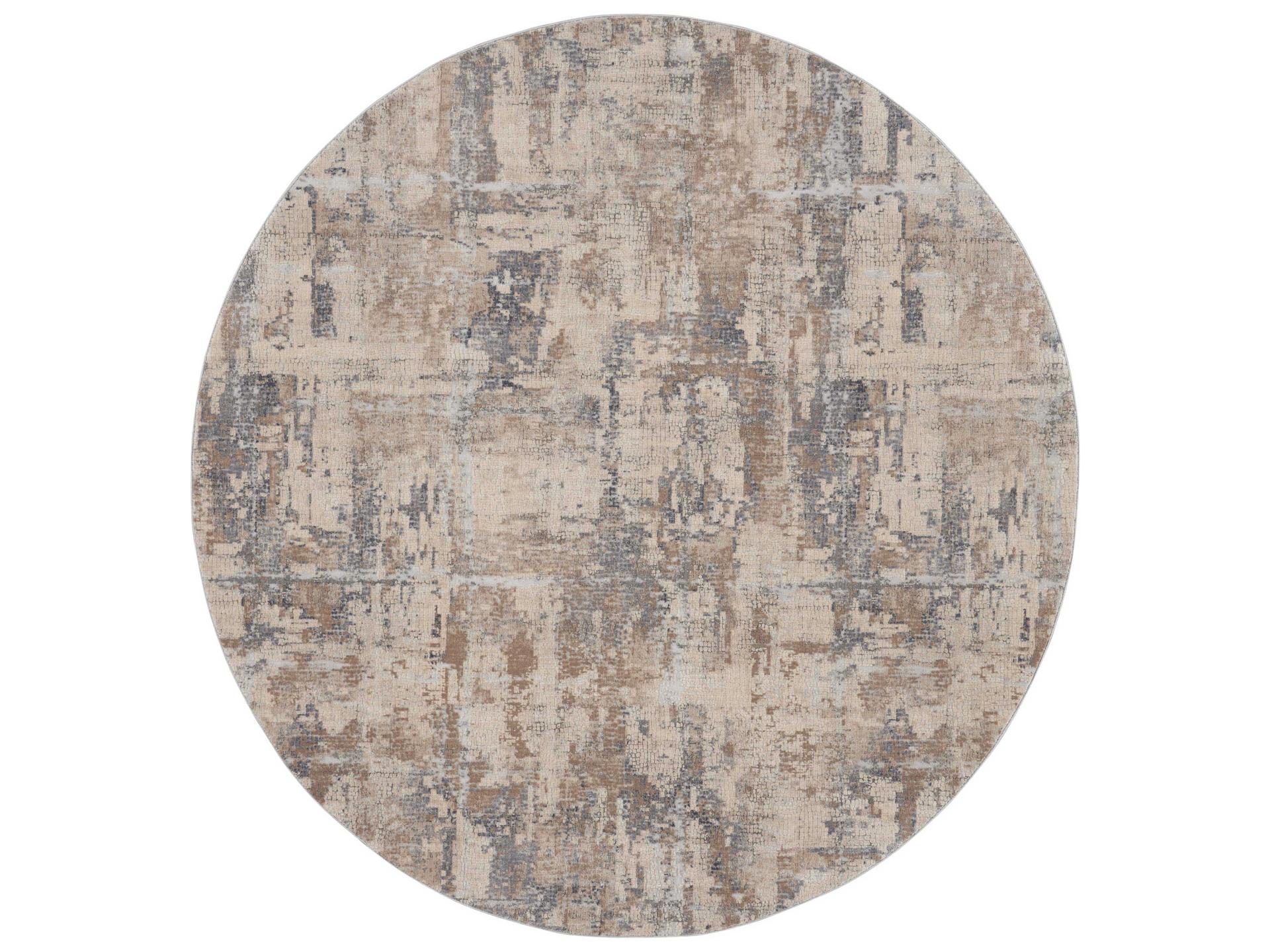 Rustic Textures Area Rug Abstract High-Low Pile