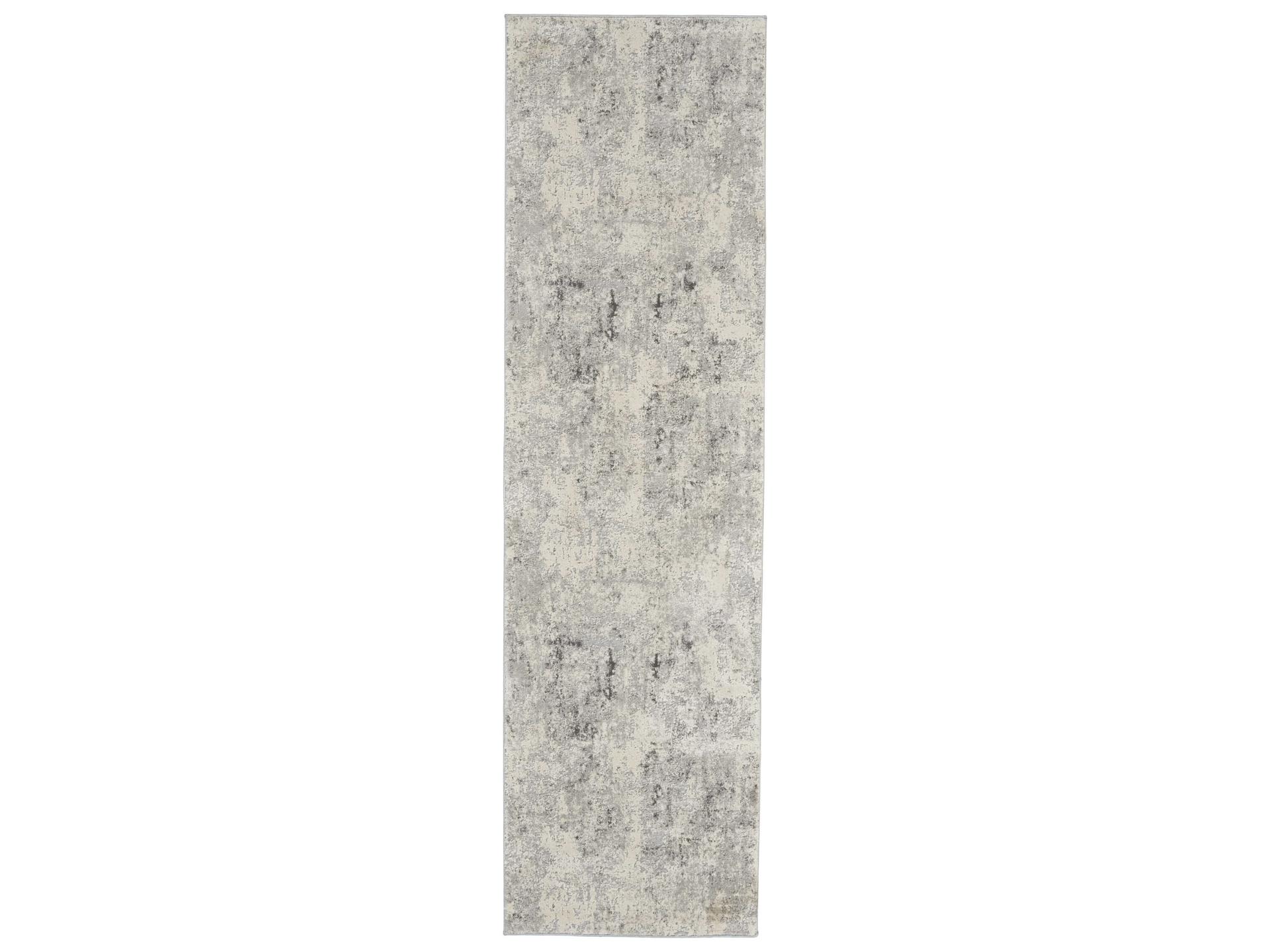 Rustic Textures Abstract Runner Area Rug