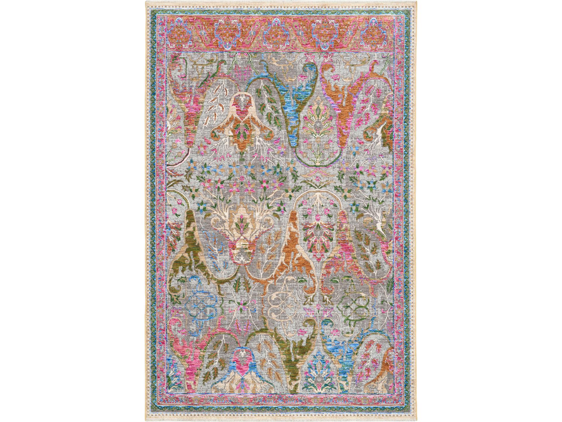 Vintage Harmony Bordered Area Rug