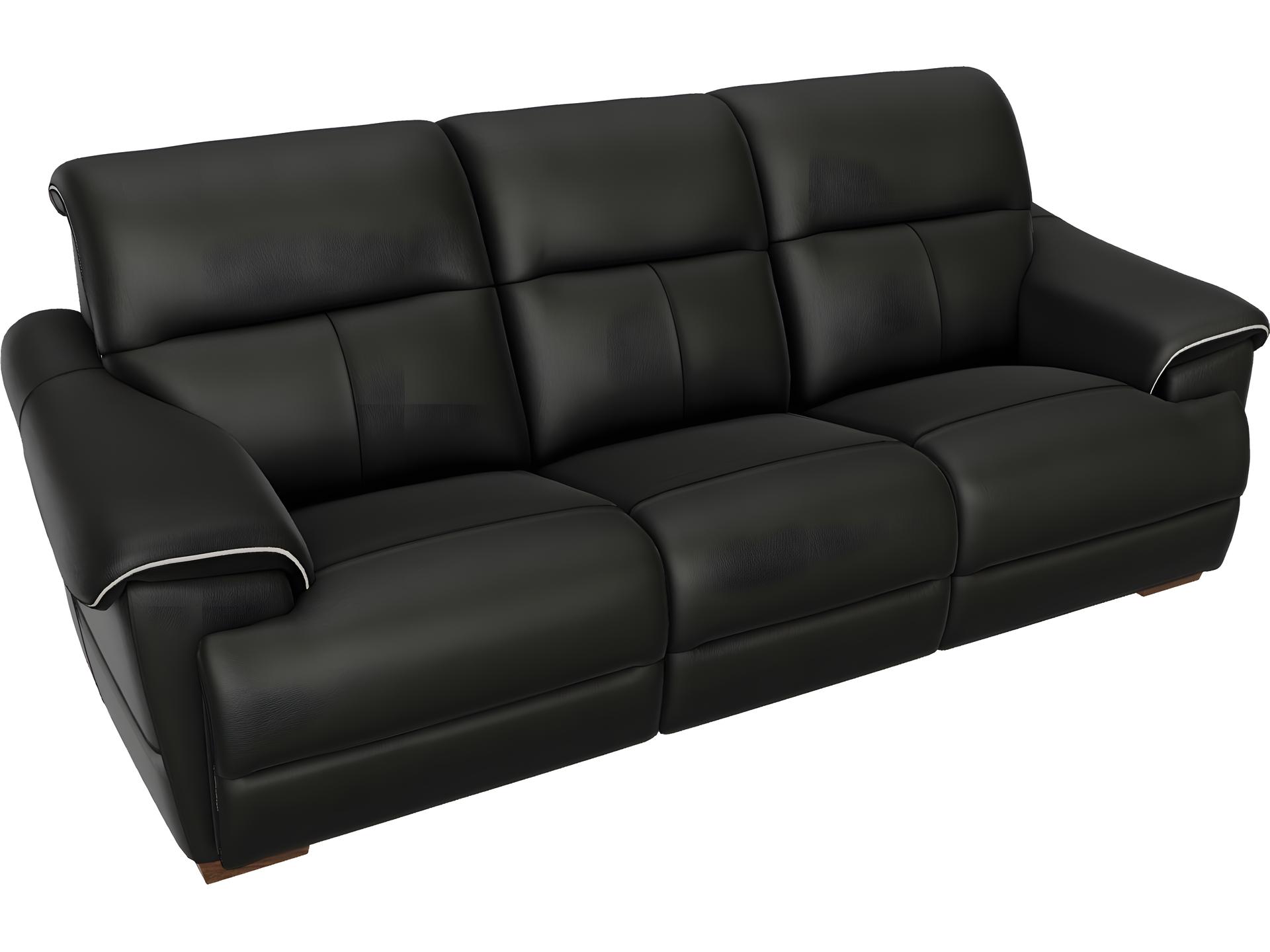 Natuzzi Editions Potenza Leather Sofa — Modular Contemporary