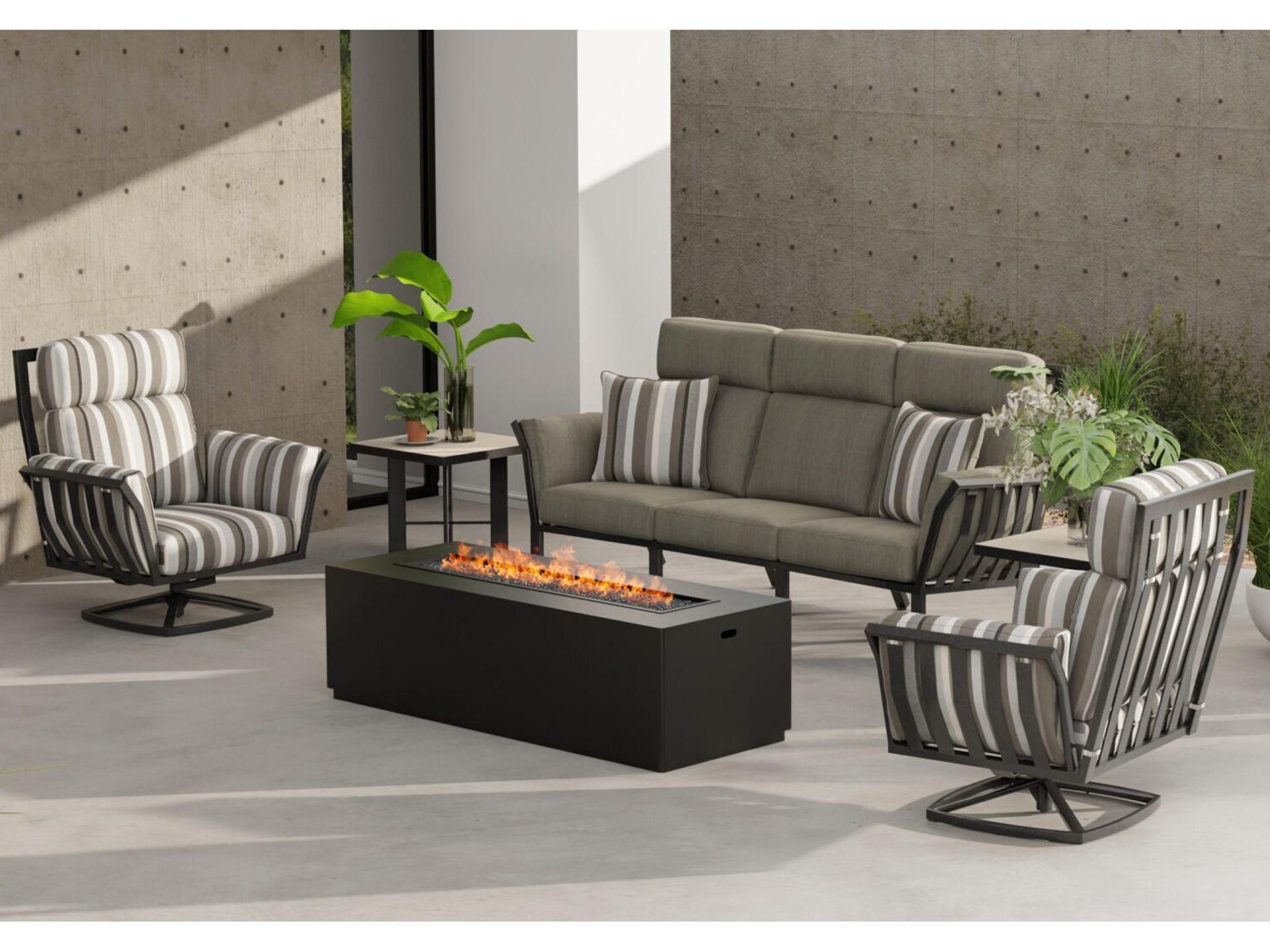 OW Lee Aris Aluminum Patio Lounge Set