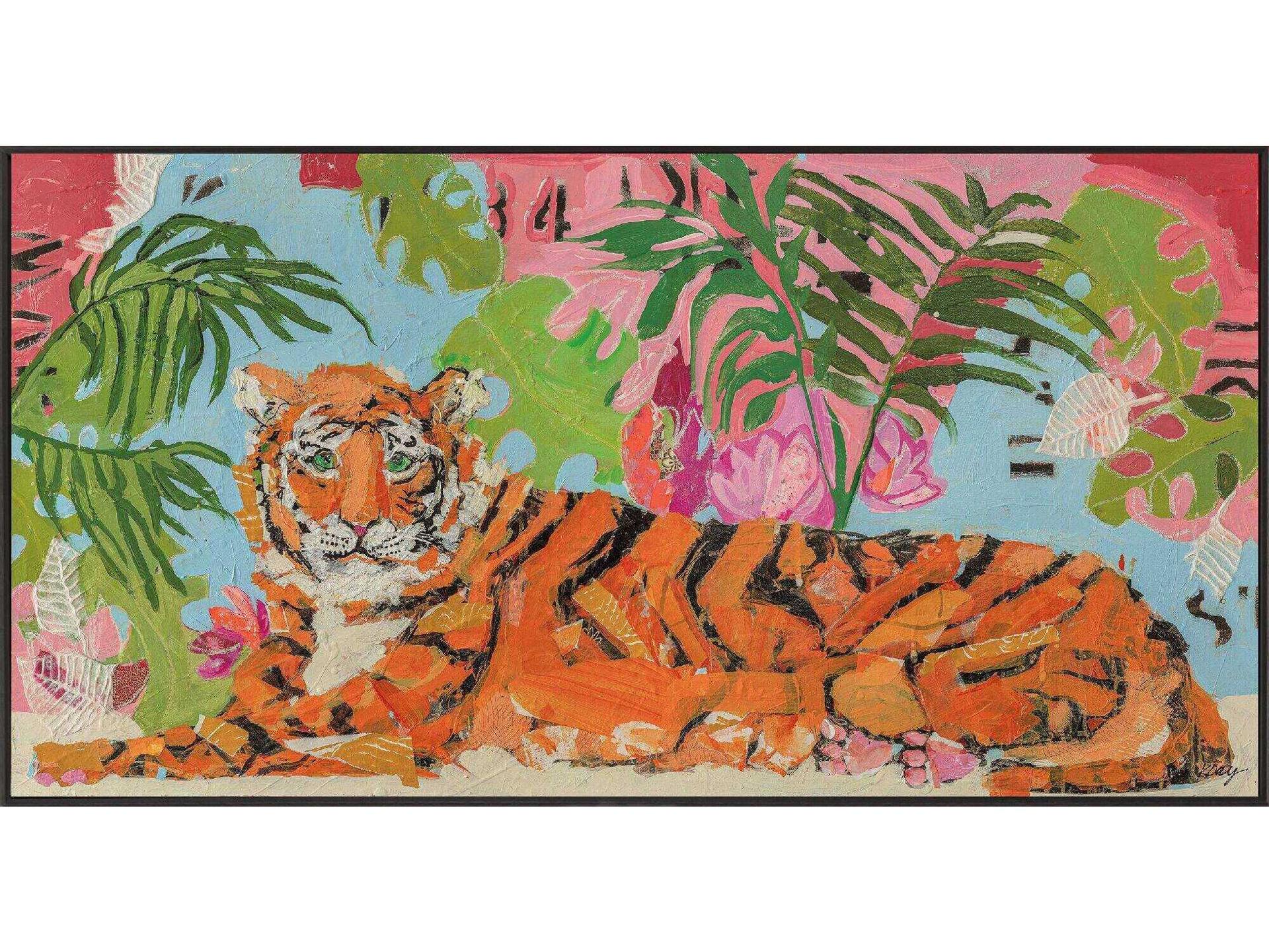 Paragon Animals Tiger at Rest Wall Art