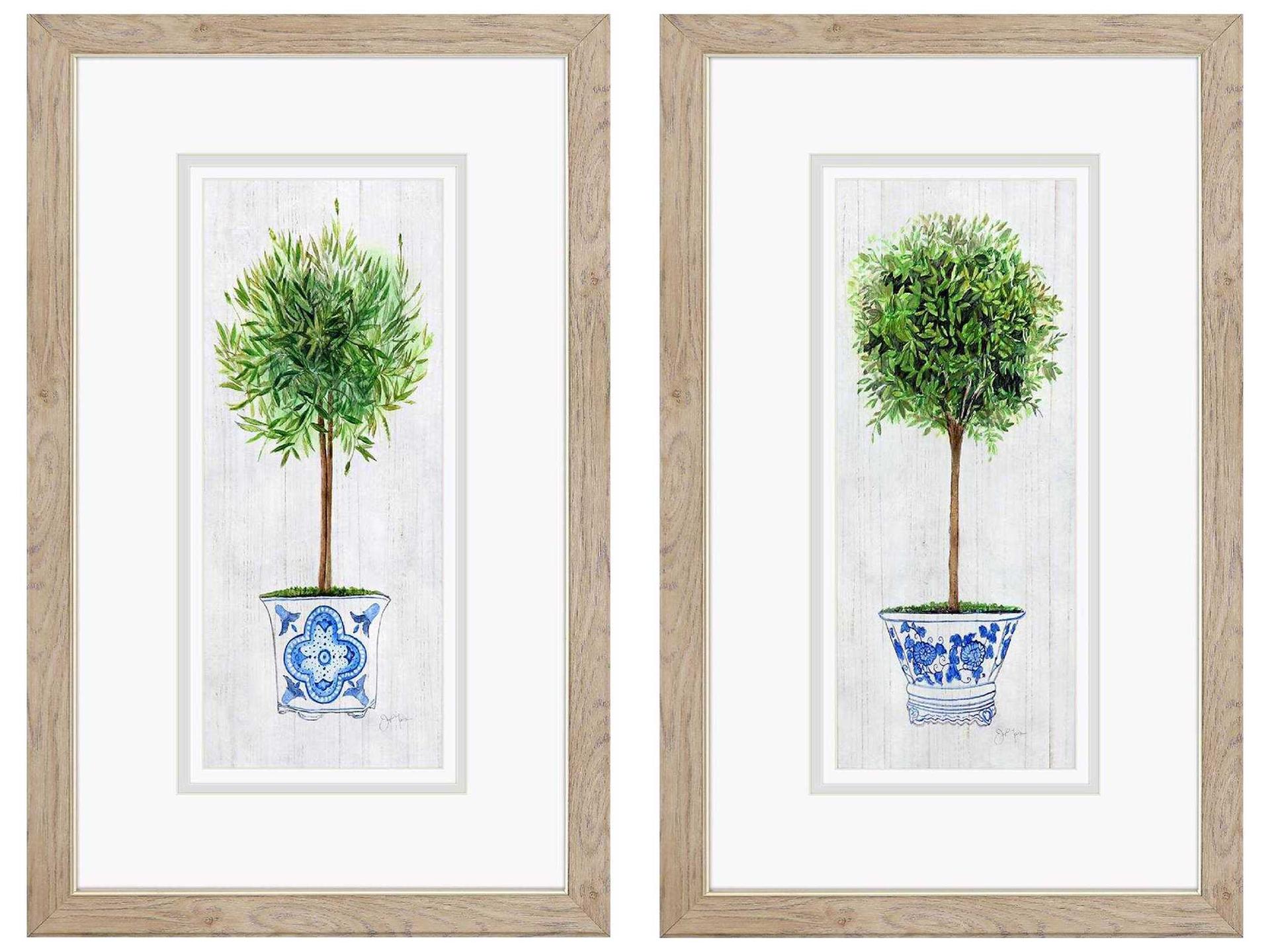 Florals Rosemary Thyme Wall Art Set of 2
