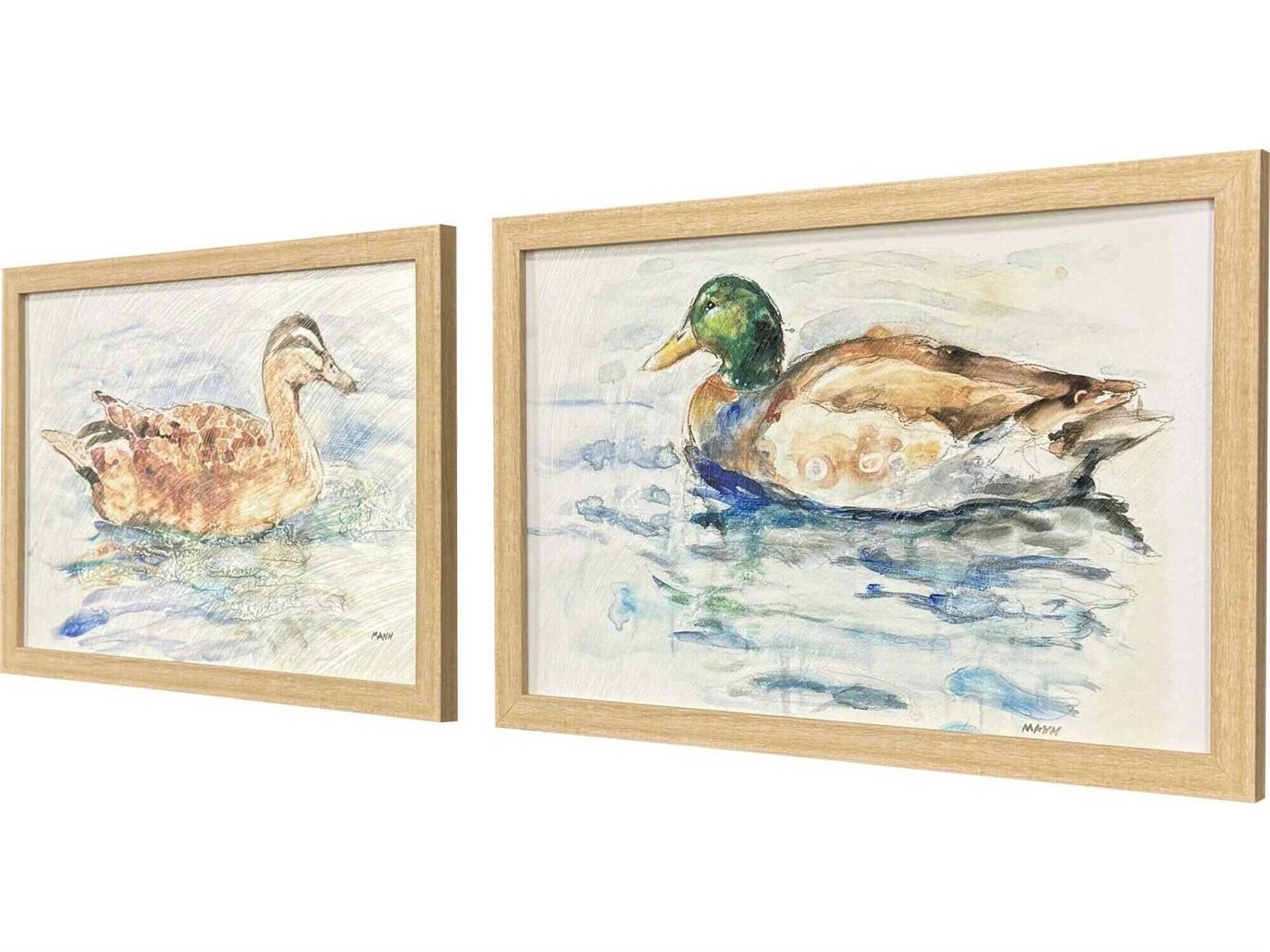 Paragon Animals Water Duck Wall Art Set of 2