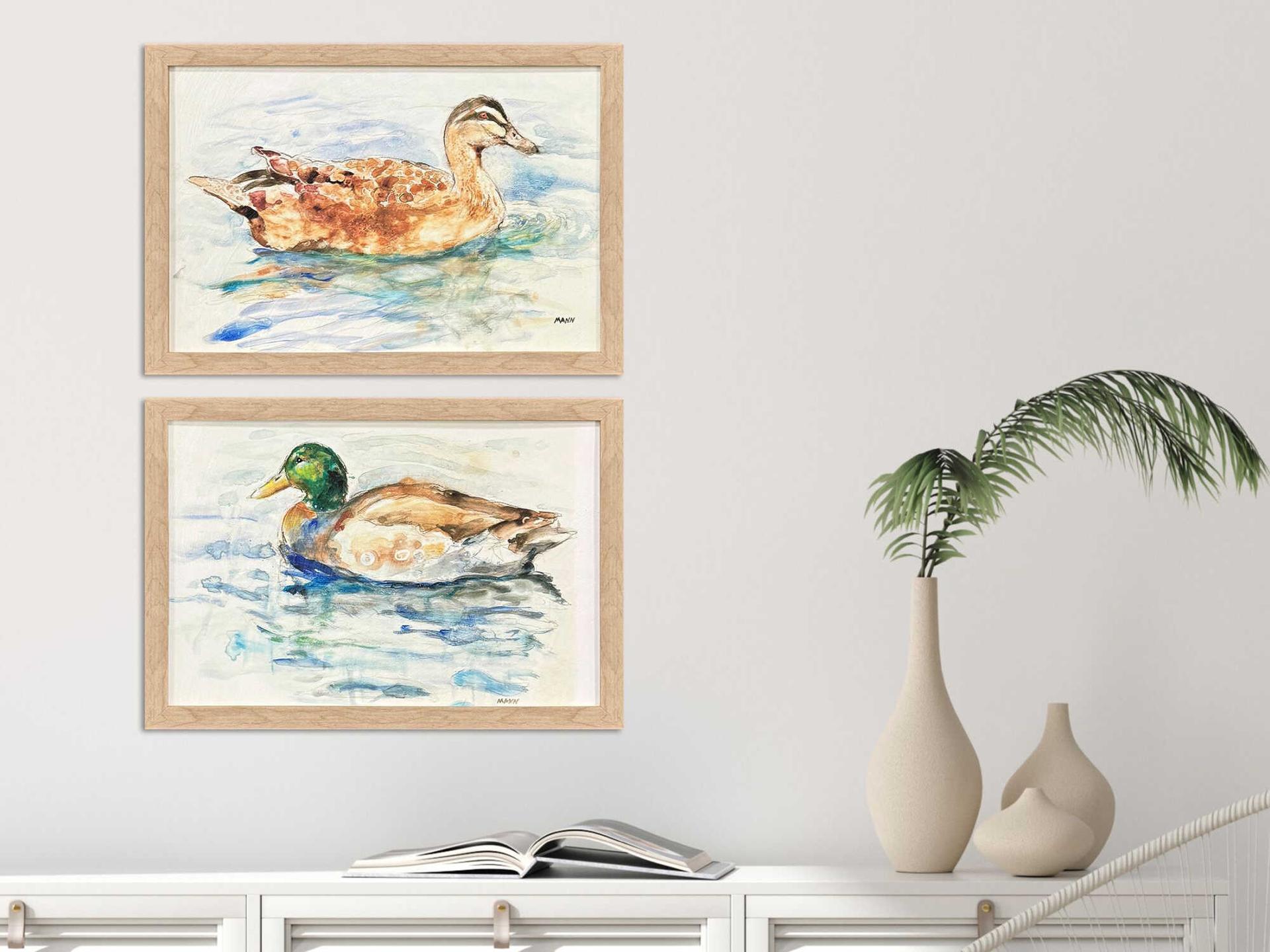 Paragon Animals Water Duck Wall Art Set of 2