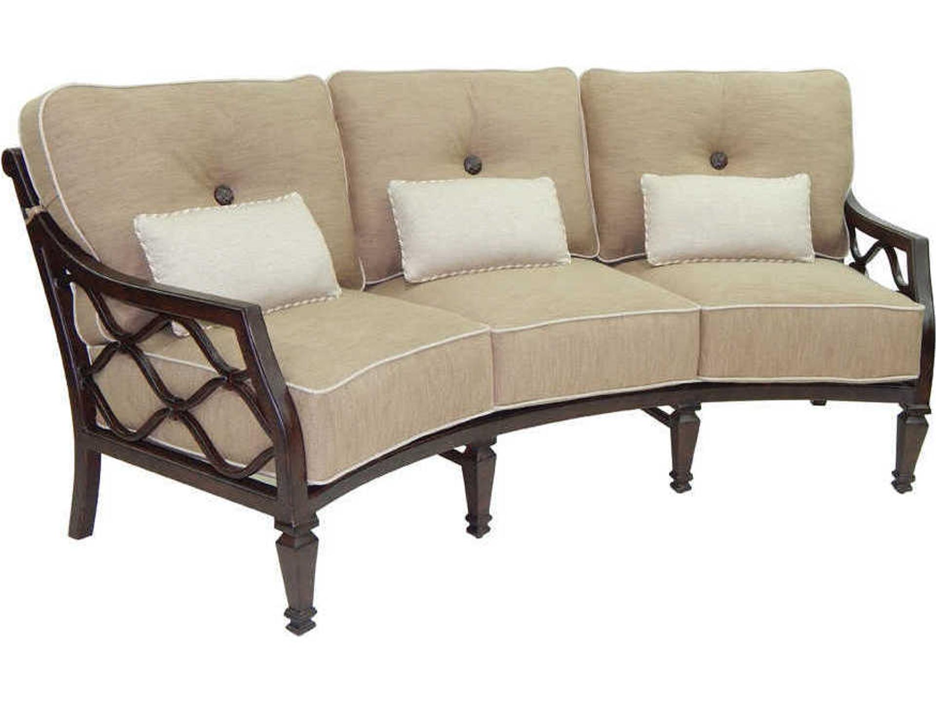 Villa Bianca Deep Seating Crescent Outdoor Sofa