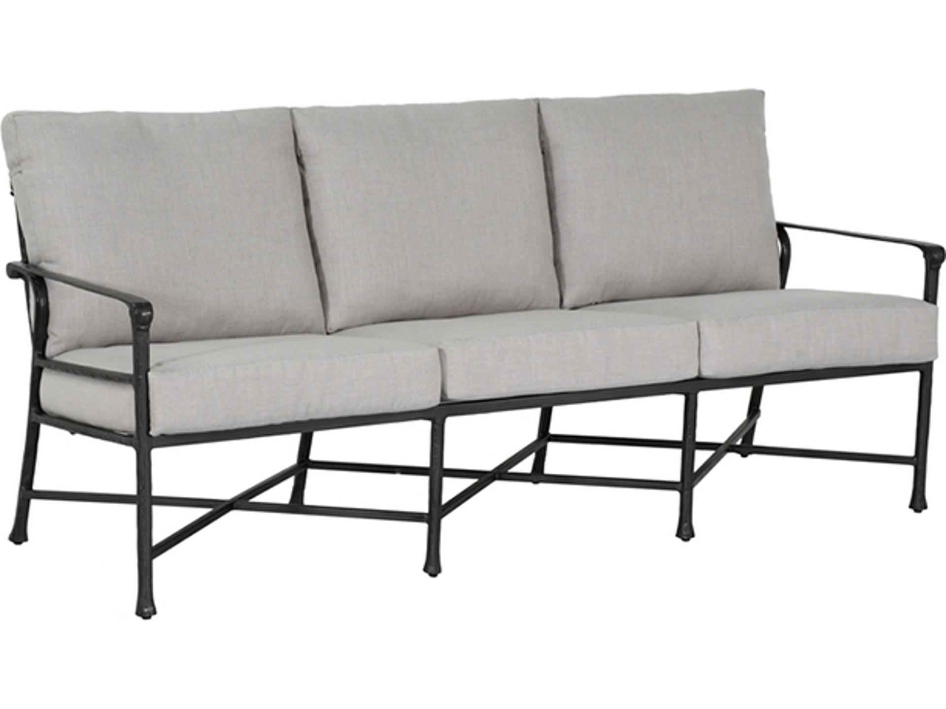 Marquis Deep Seating Aluminum Outdoor Patio Sofa