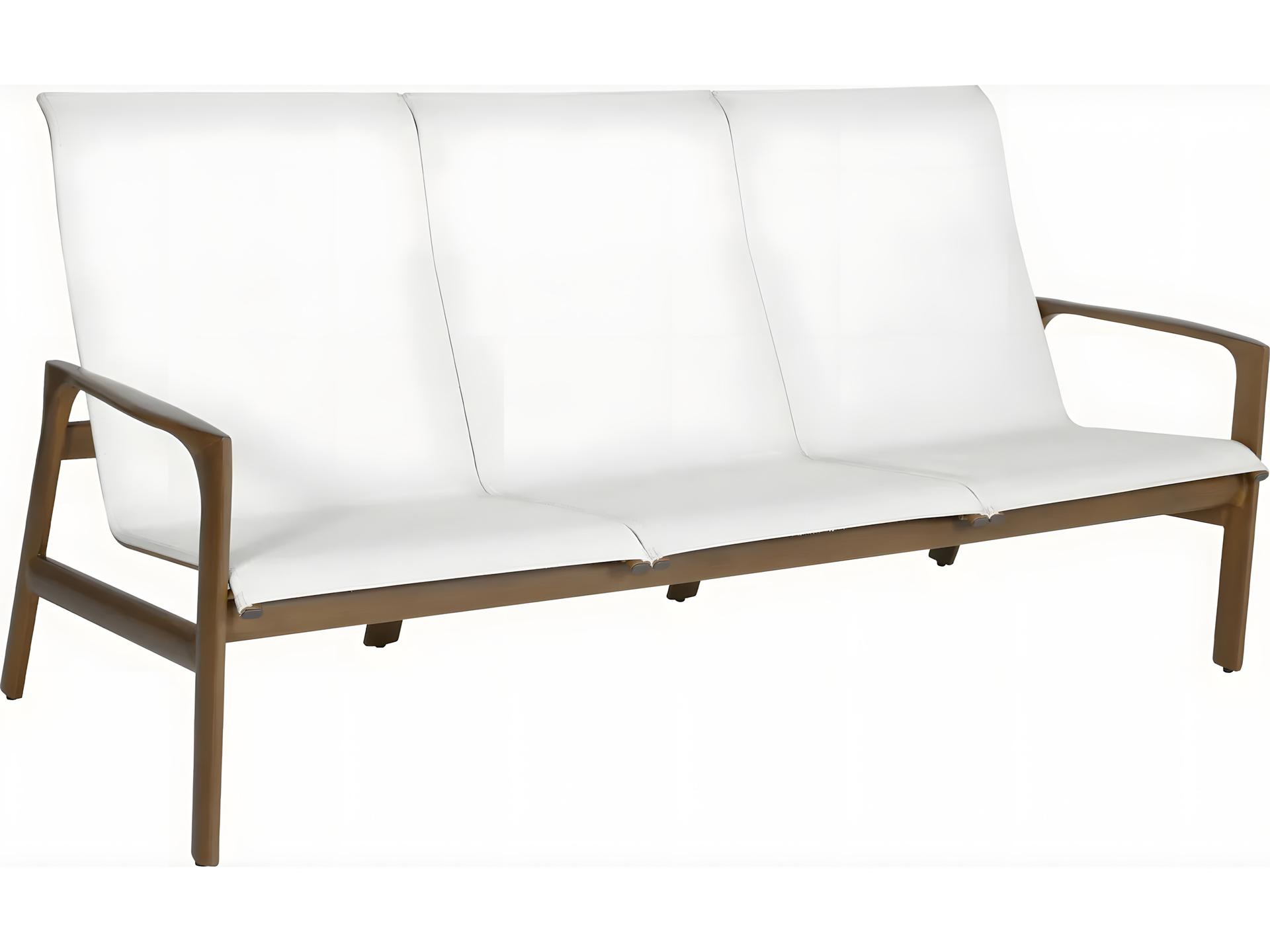 Berkeley Sling Cast Aluminum Outdoor Sofa