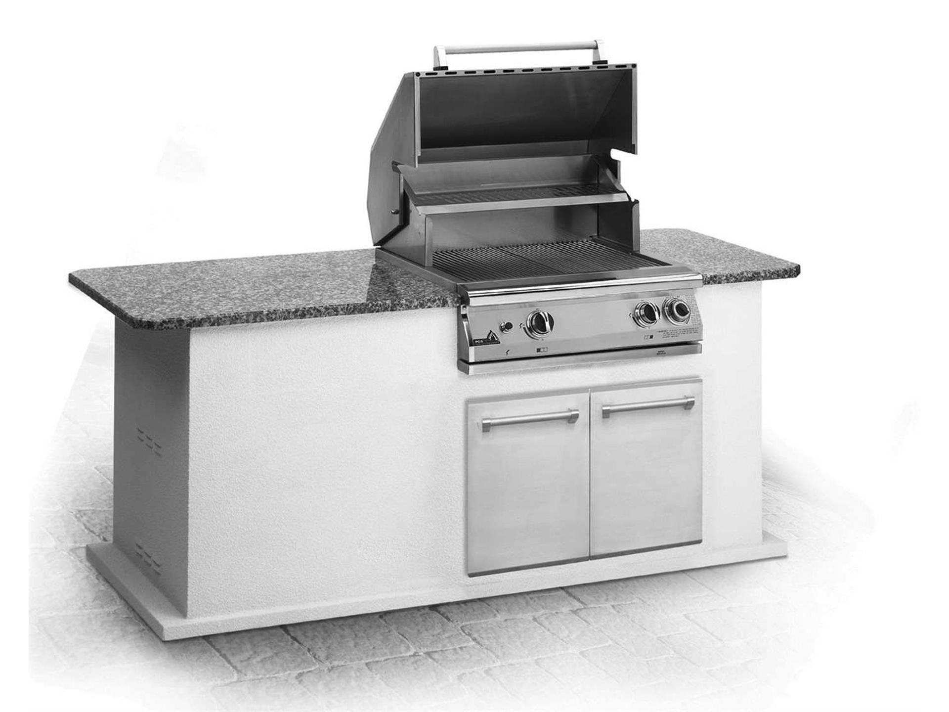 PGS Newport 30 Inch Natural Gas Grill Head With Built In One Hour Gas Timer