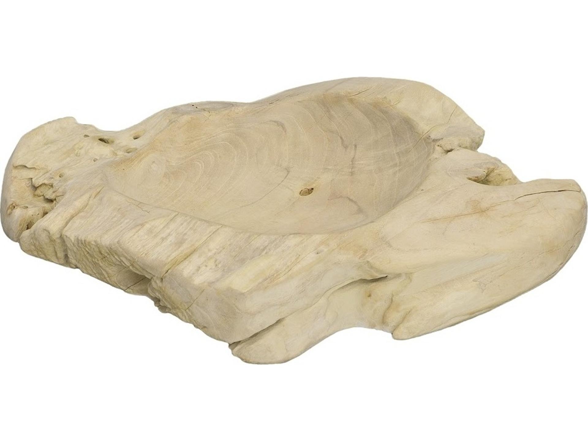 Off White Bleached Decorative Plate