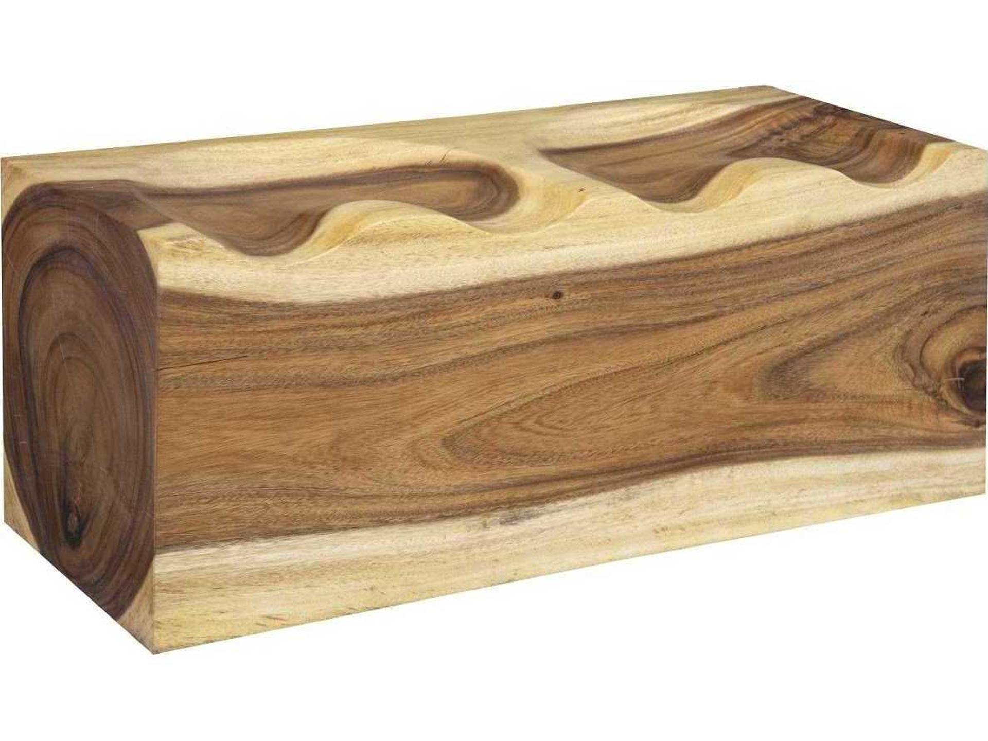 Natural Brown Accent Bench