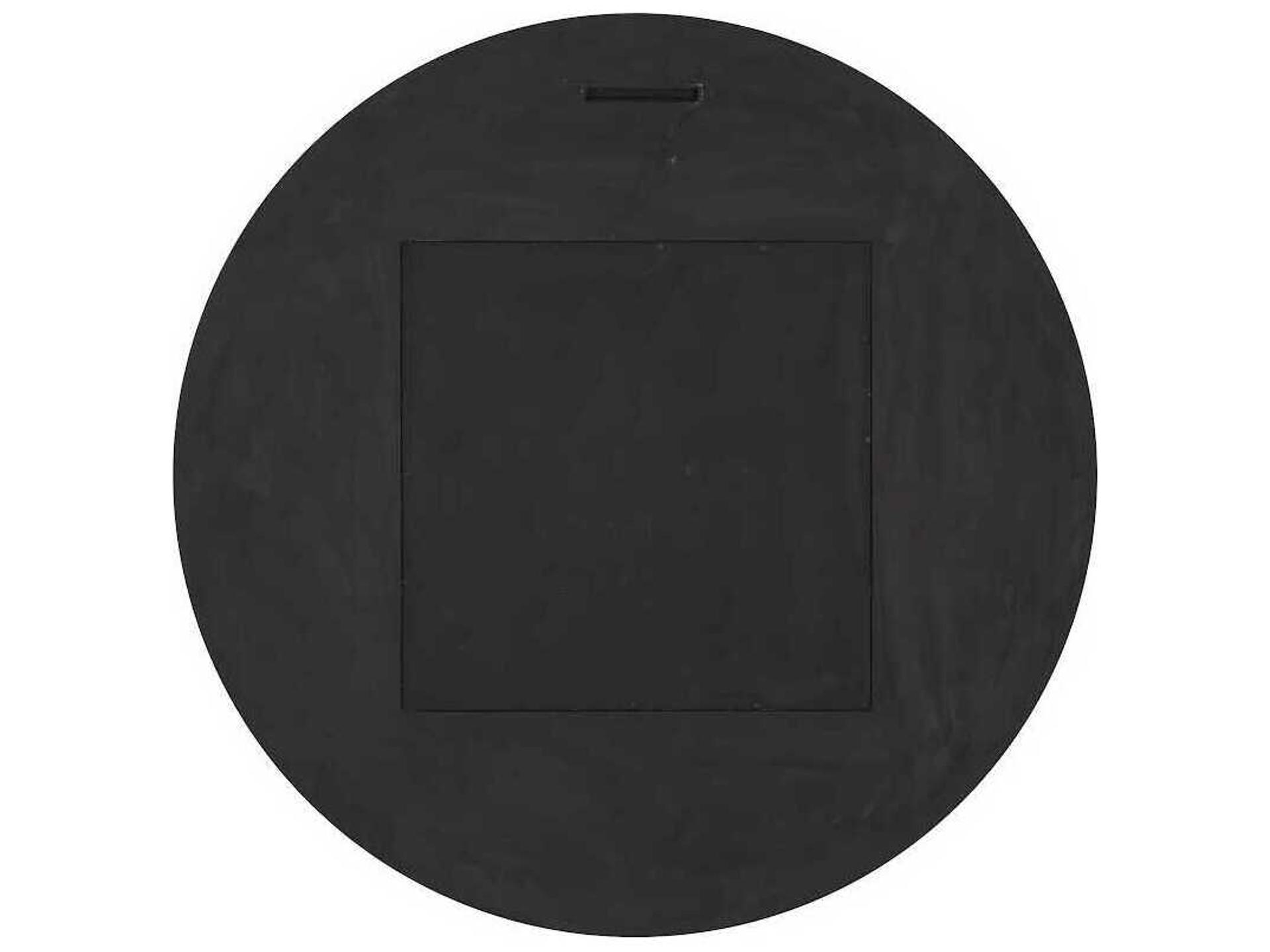 Phillips Collection Black & Gold Round Wall Mirror