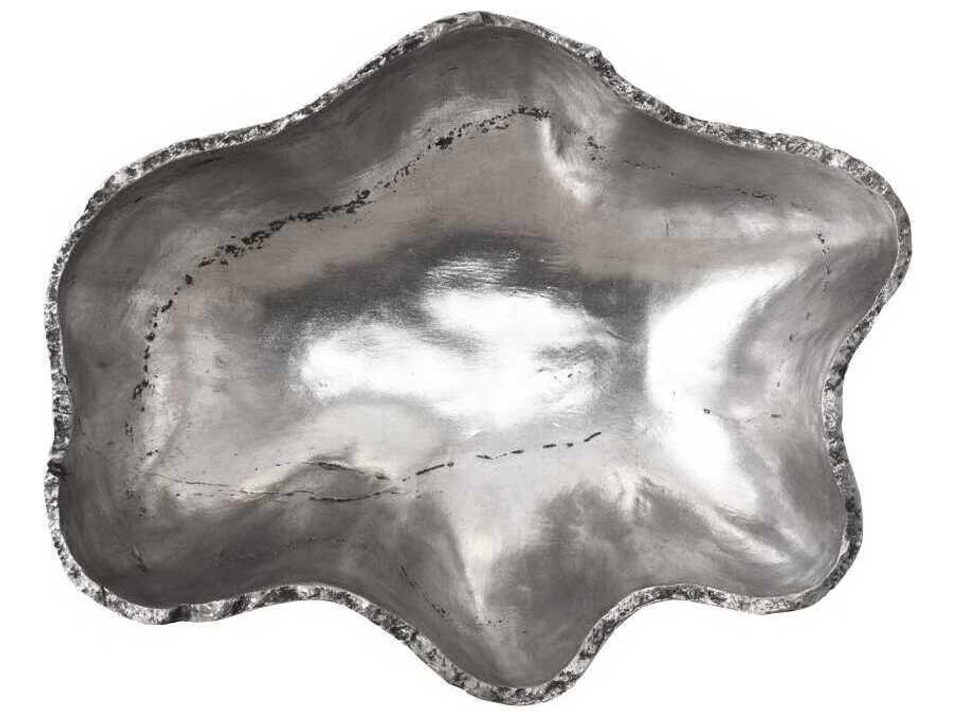 Cast Onyx Wall Bowl Silver 3D Wall Art