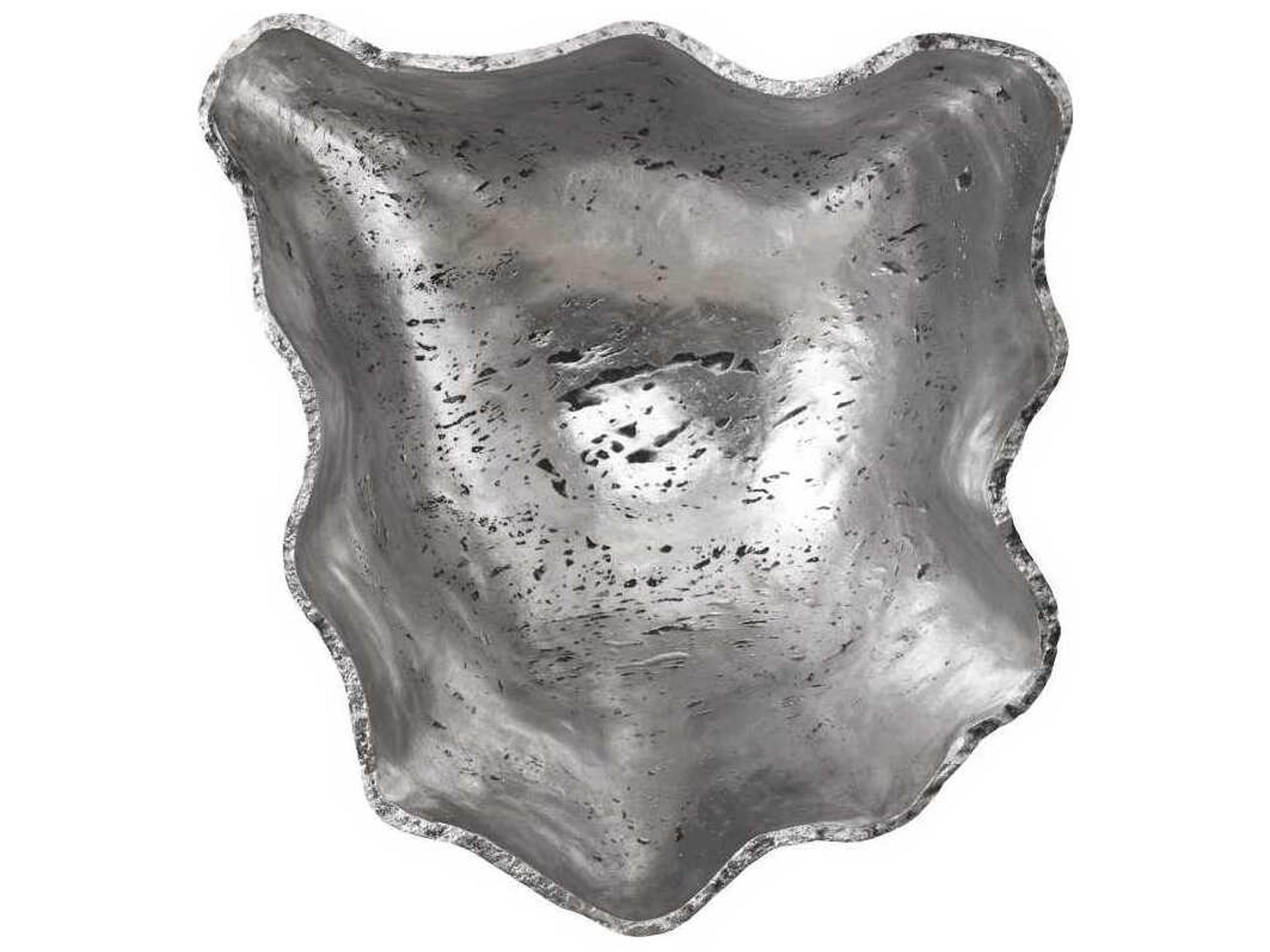 Cast Onyx Wall Bowl Silver 3D Wall Art