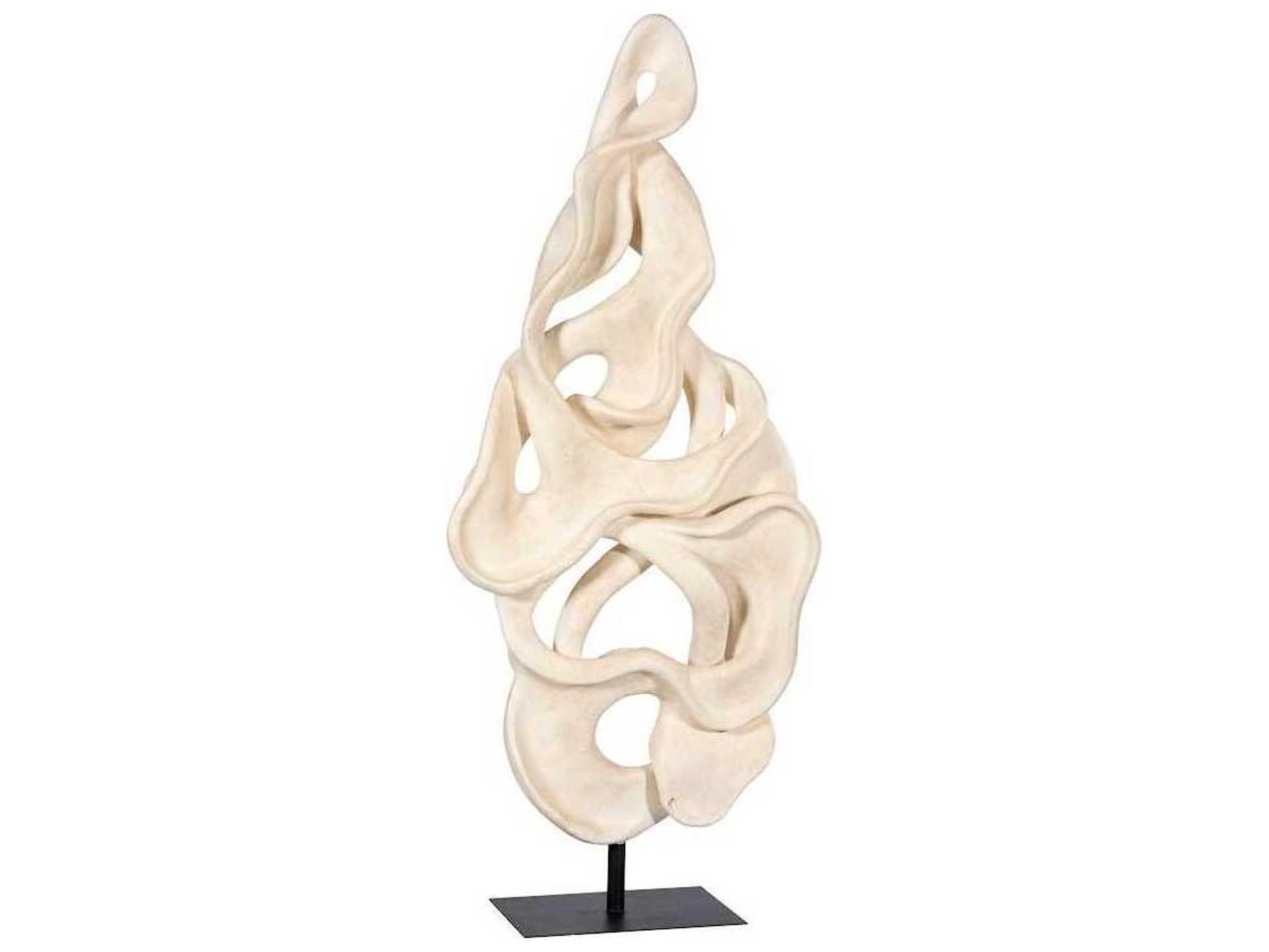 Cast Dancing Sculpture Faux Bleached Finish