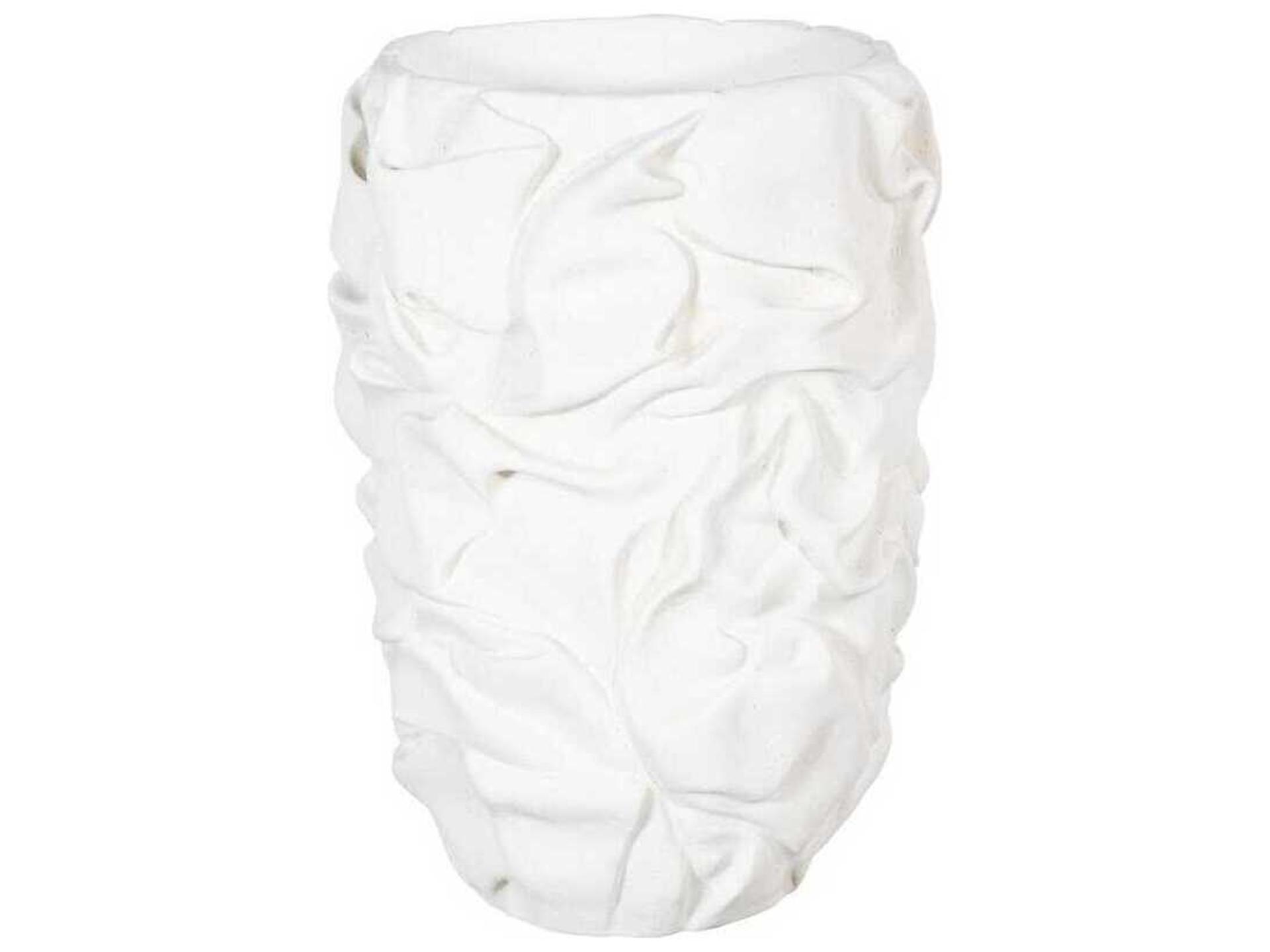White Drape Planter