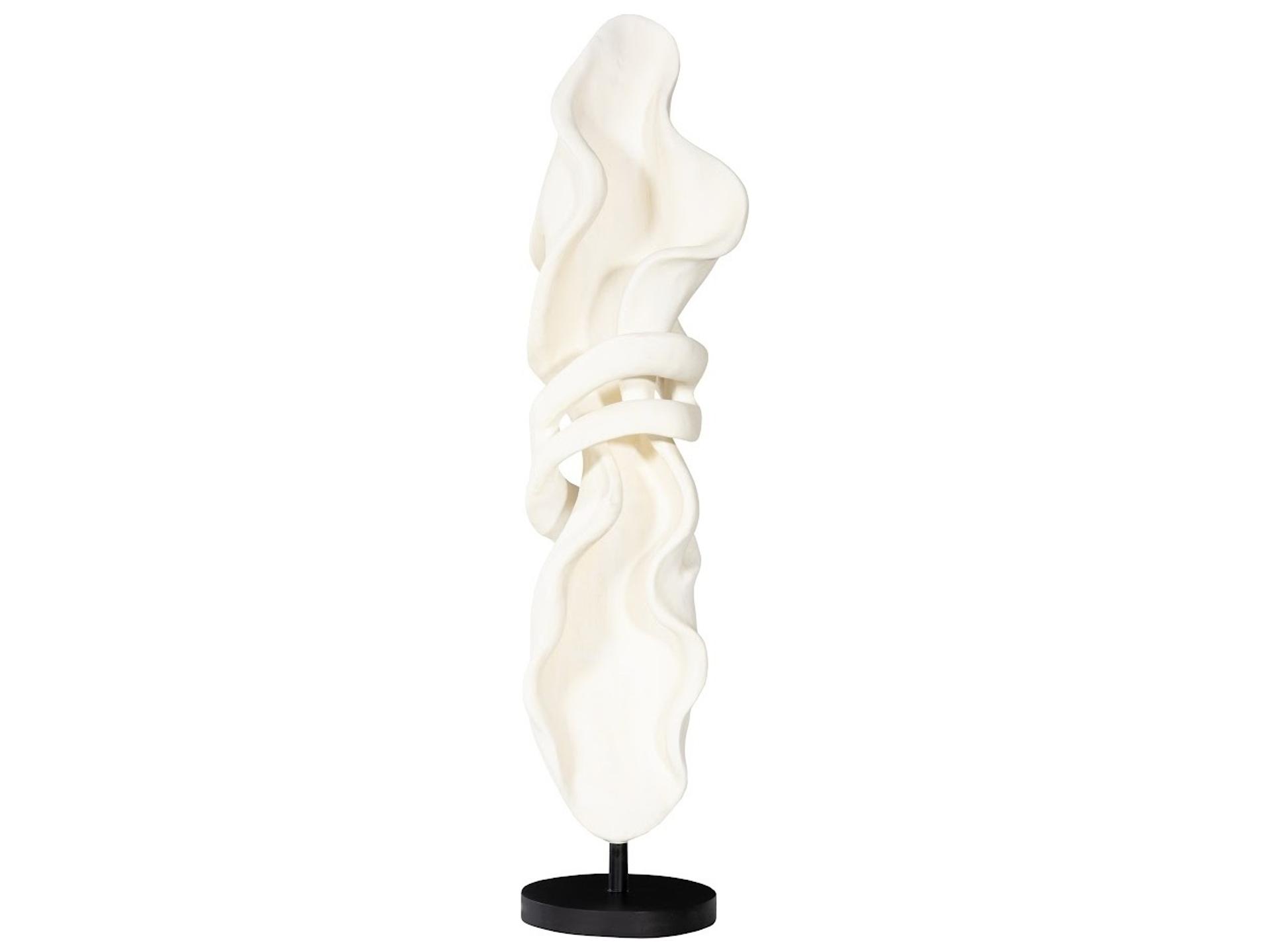 Cast Dancing Sculpture Pirouette Faux Bleached Finish