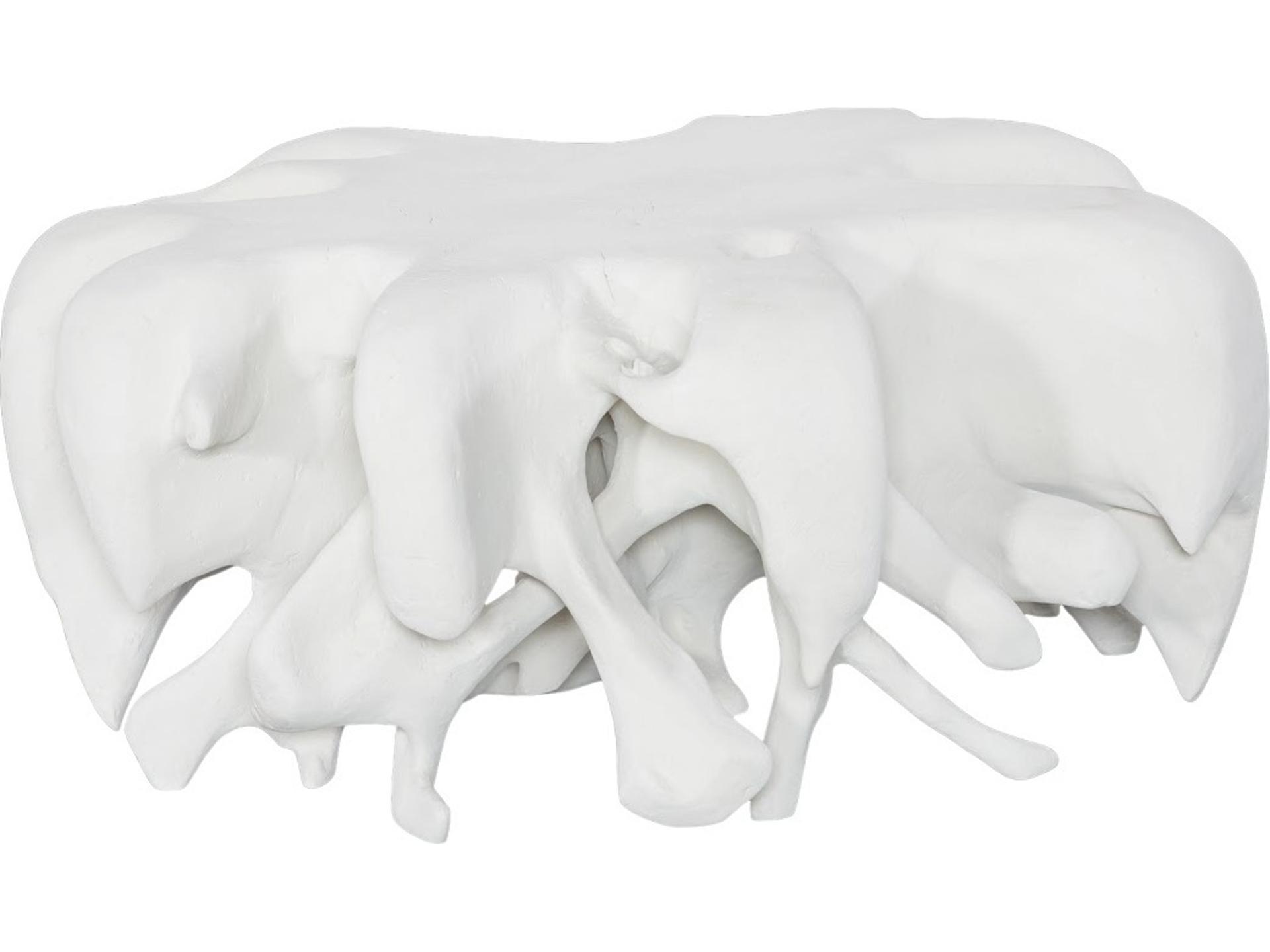 Resin Off White Coffee Table