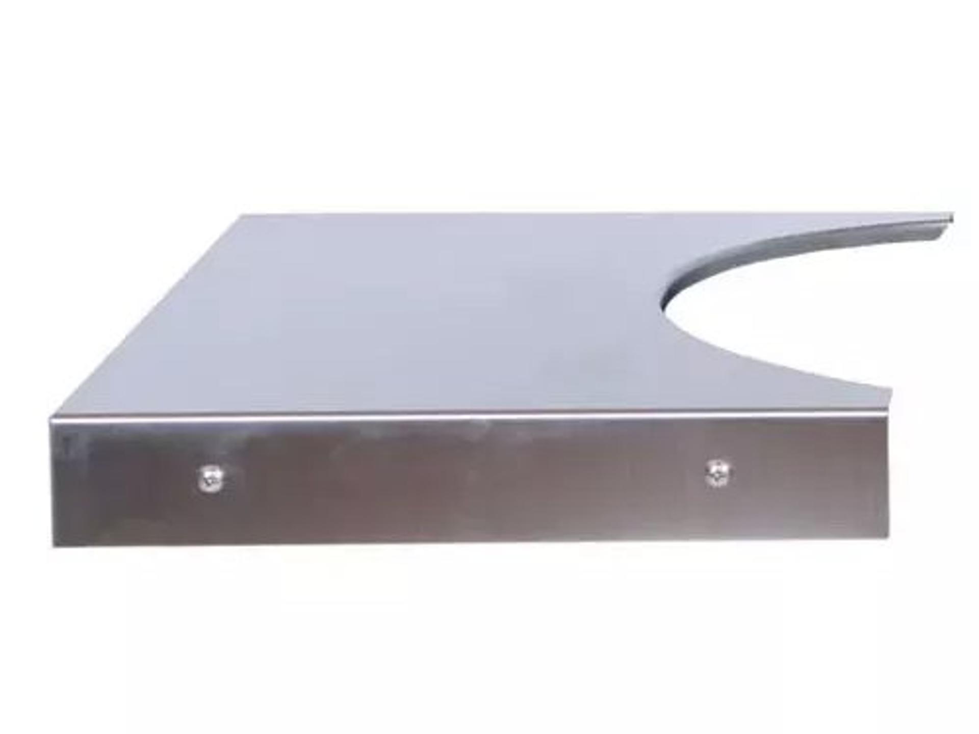 Stainless Steel Side Shelves for Oval JR 200 Grill