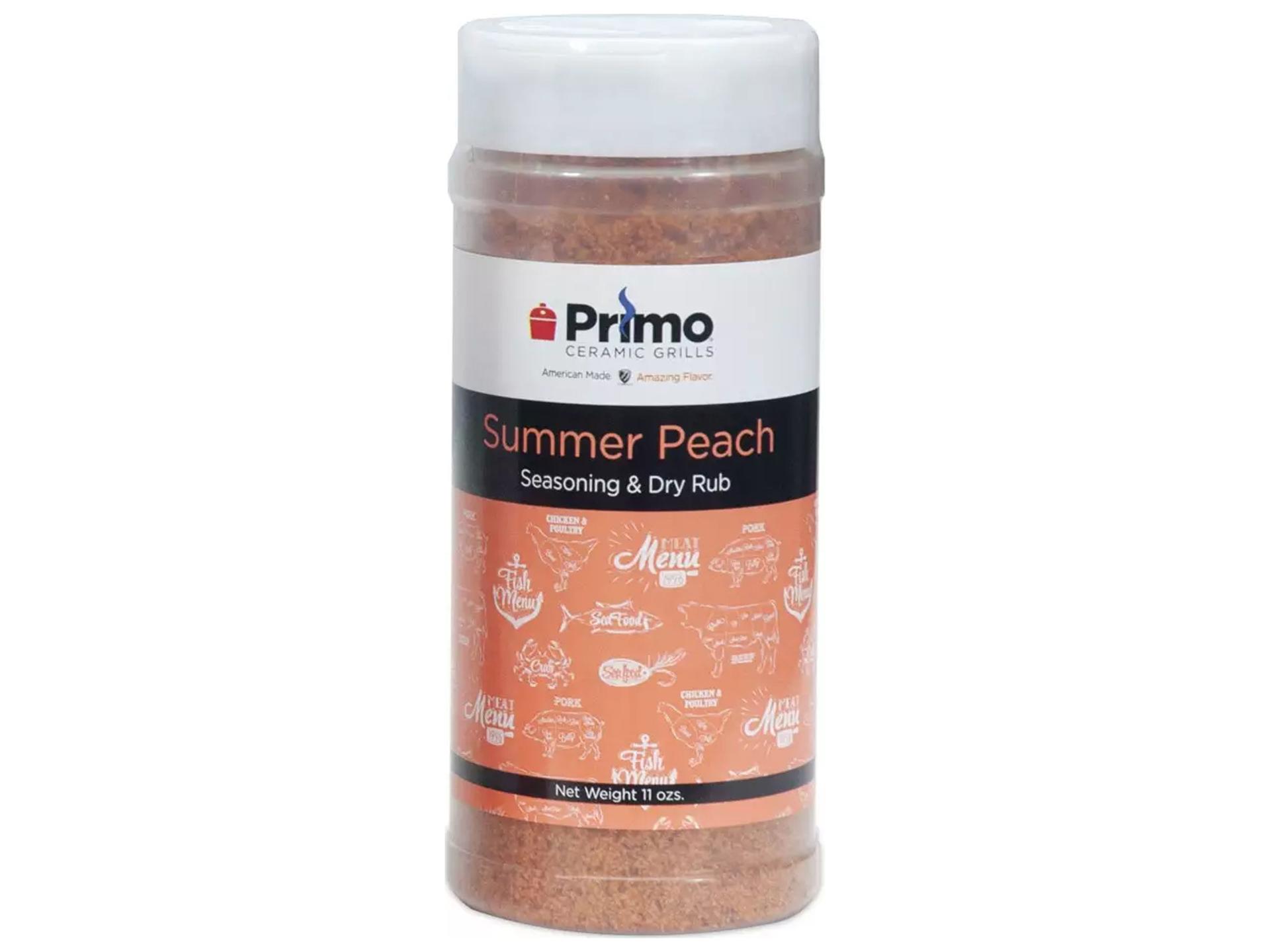 Peach Summer BBQ Seasoning by John Henry Sweet & Fruity Rub for Pork Poultry Salmon