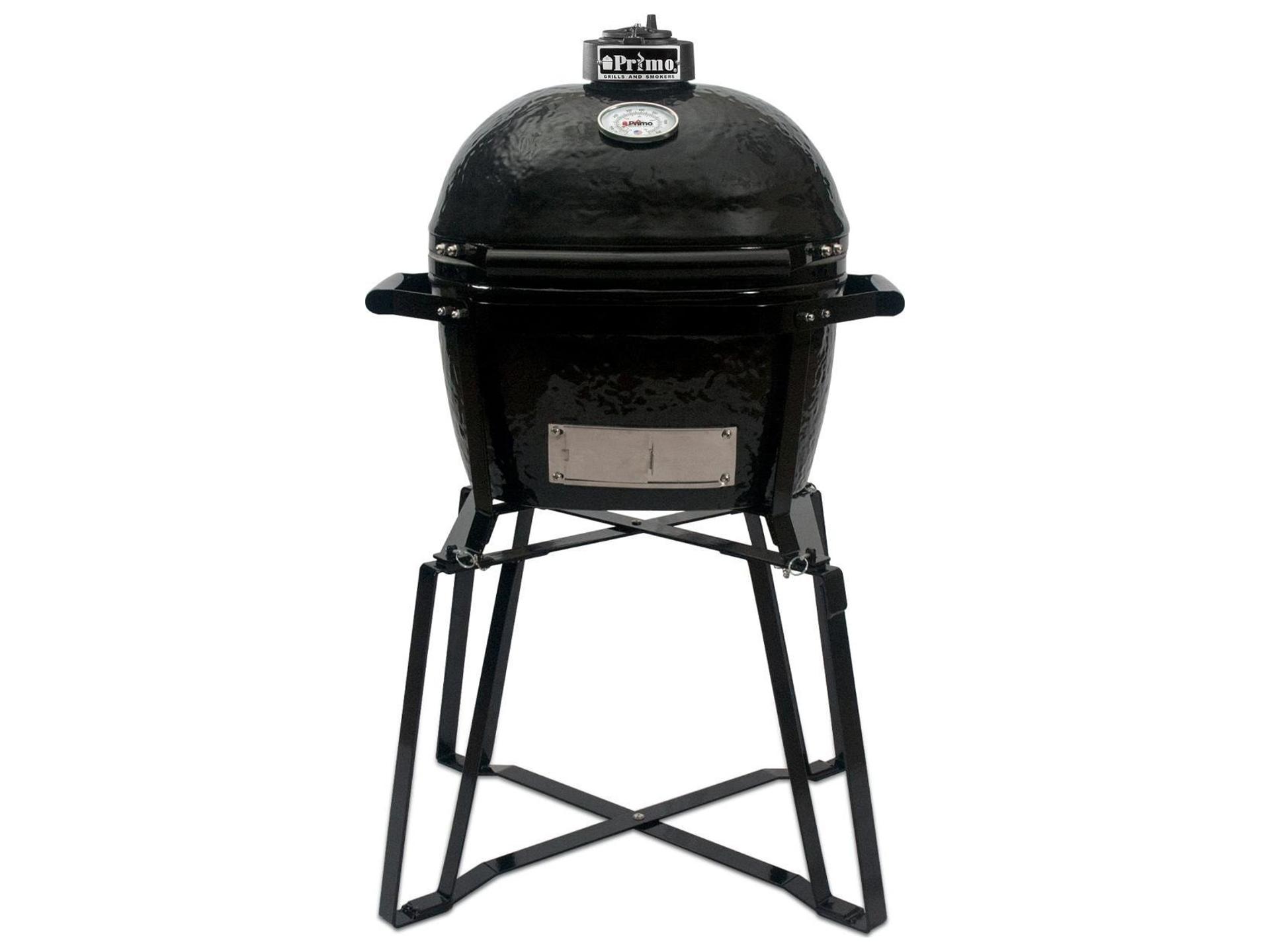 Primo Oval Junior Charcoal Grill with GO top and base