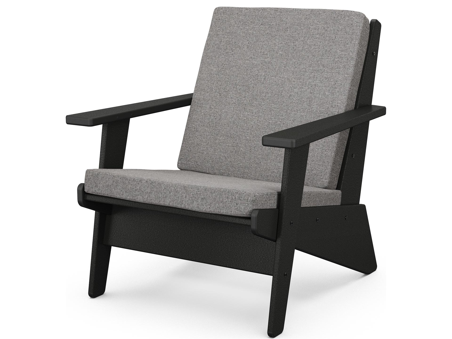POLYWOOD® Riviera Modern Outdoor Patio Lounge Chair