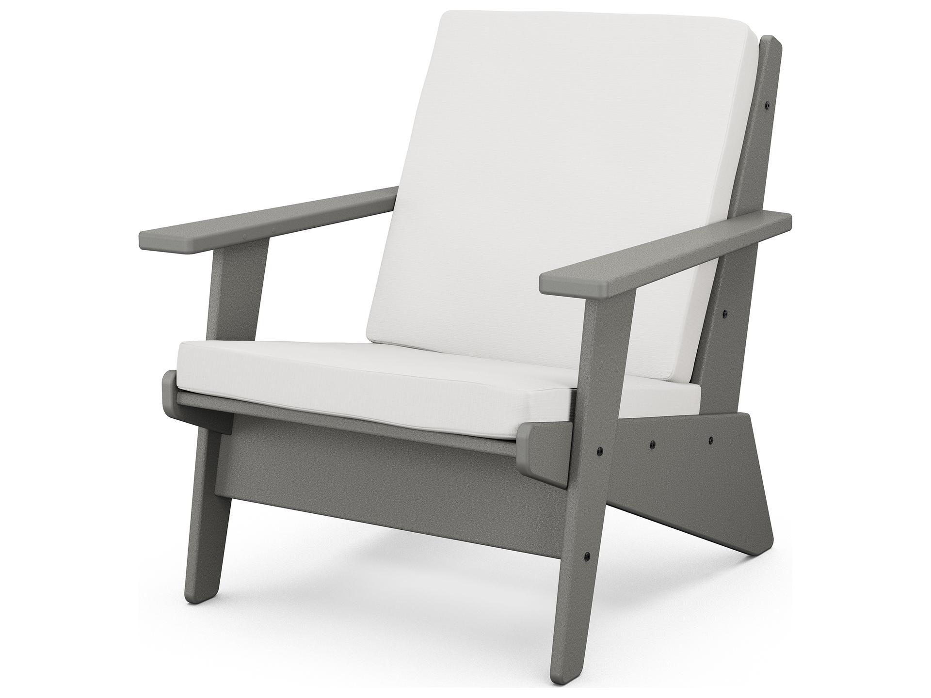 POLYWOOD® Riviera Modern Outdoor Patio Lounge Chair