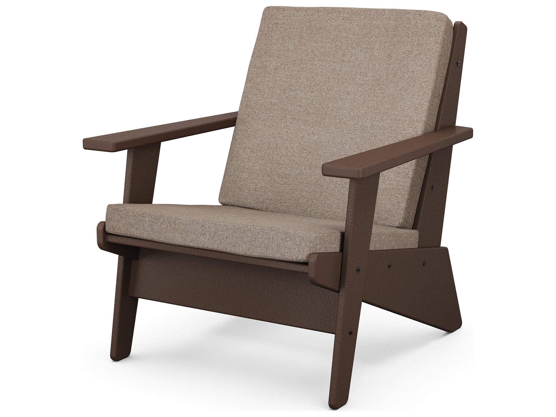 POLYWOOD® Riviera Modern Outdoor Patio Lounge Chair