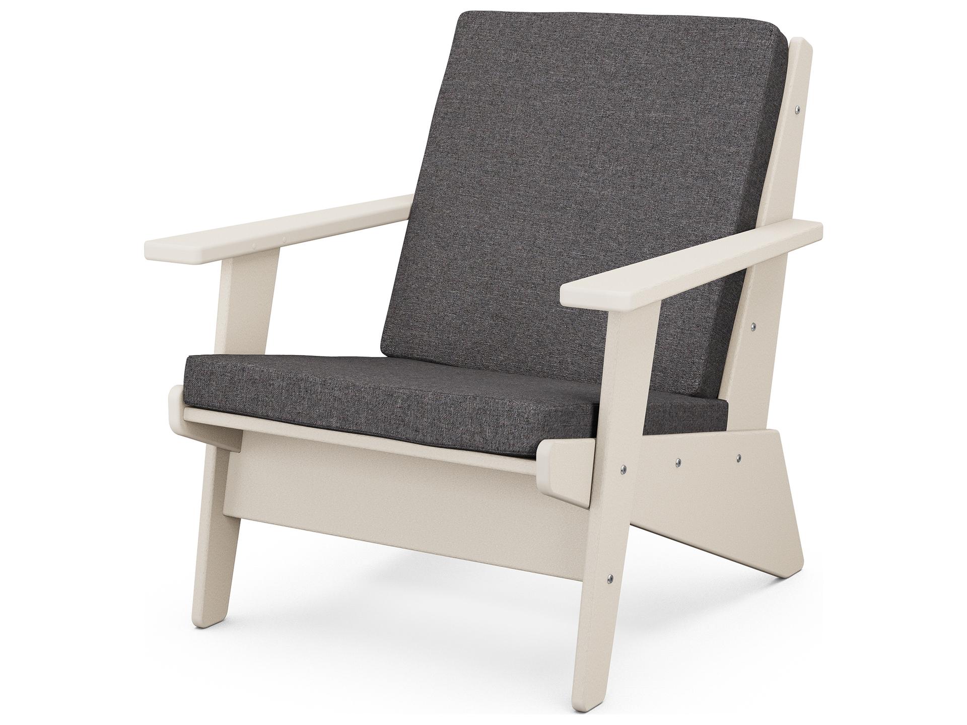 POLYWOOD® Riviera Modern Outdoor Patio Lounge Chair