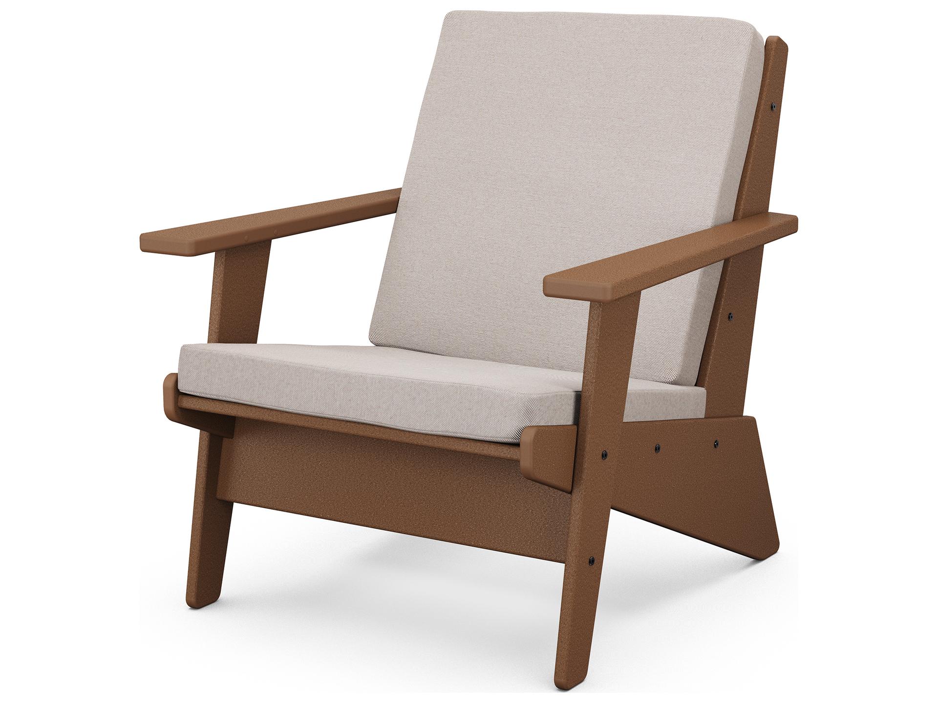 POLYWOOD® Riviera Modern Outdoor Patio Lounge Chair