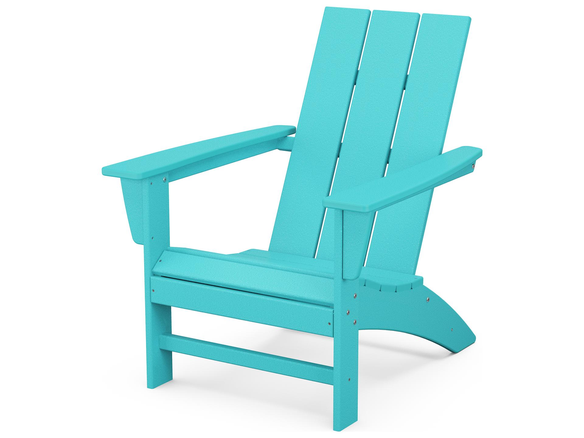 Modern Recycled Plastic Outdoor Adirondack Chair