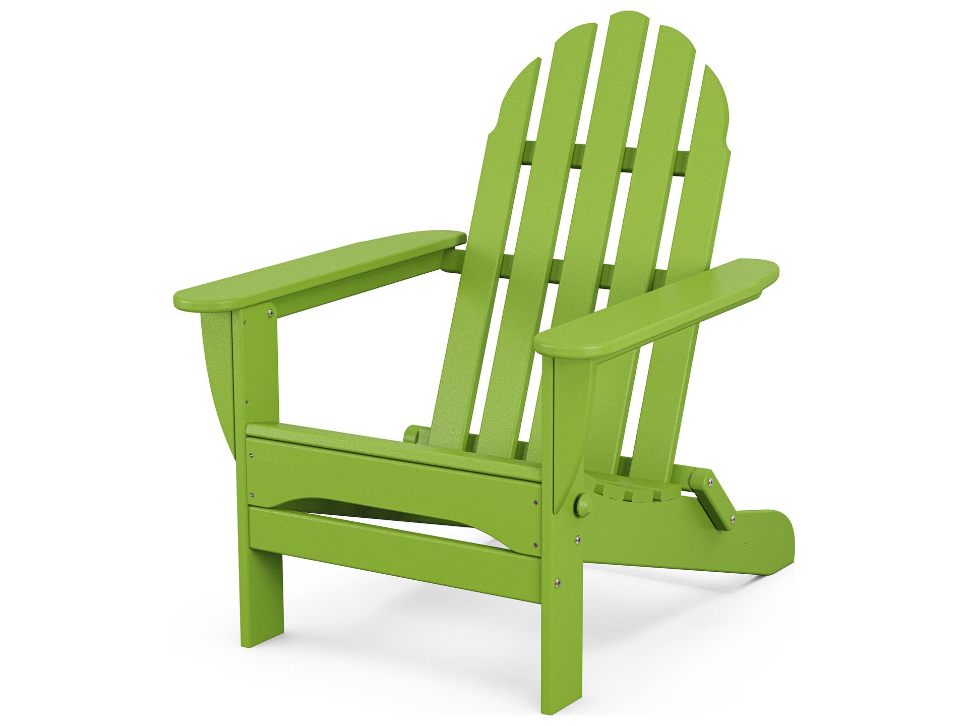 Classic Adirondack Recycled Plastic Folding Chair
