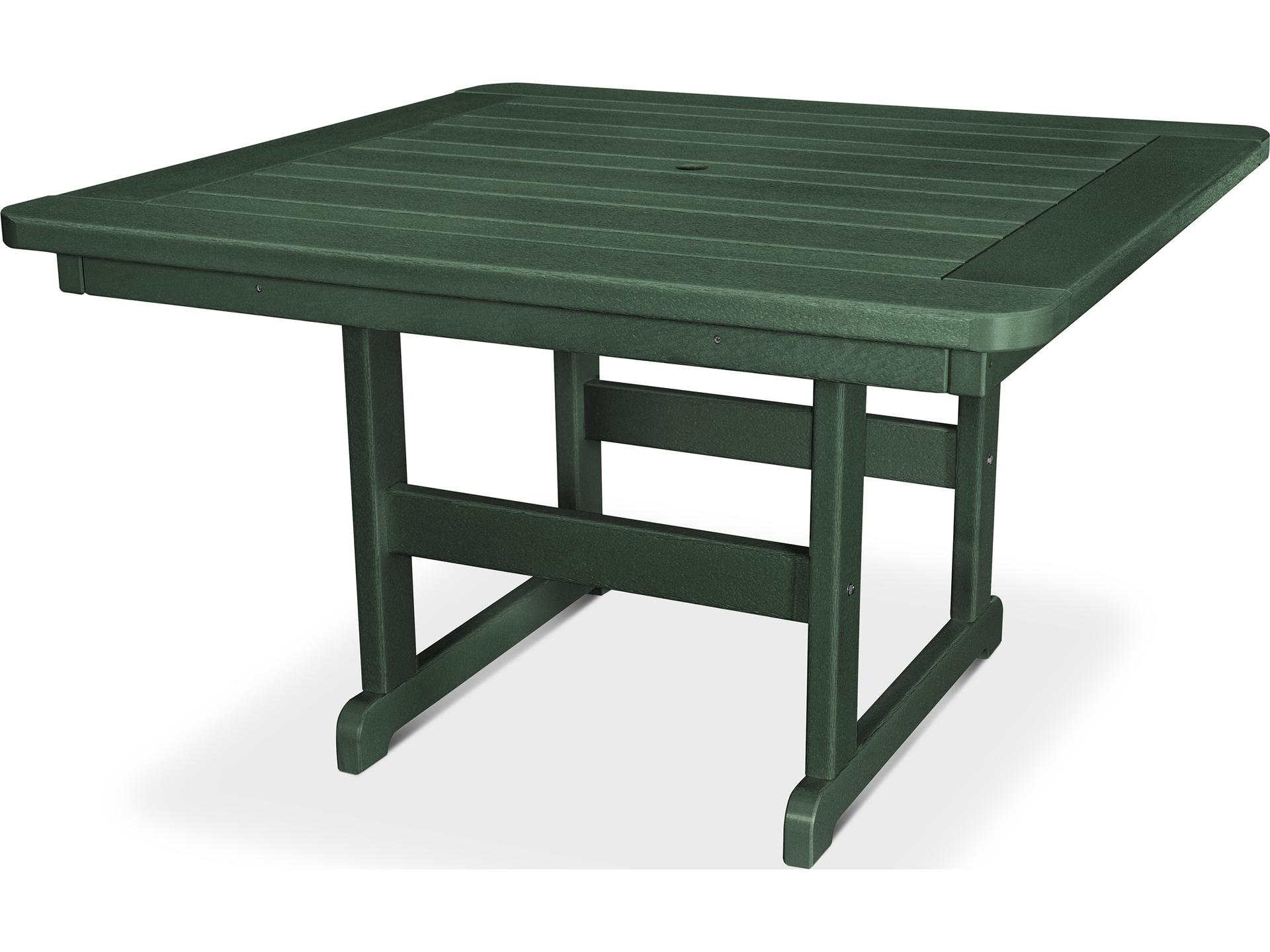 POLYWOOD® Park Recycled Plastic Square Table
