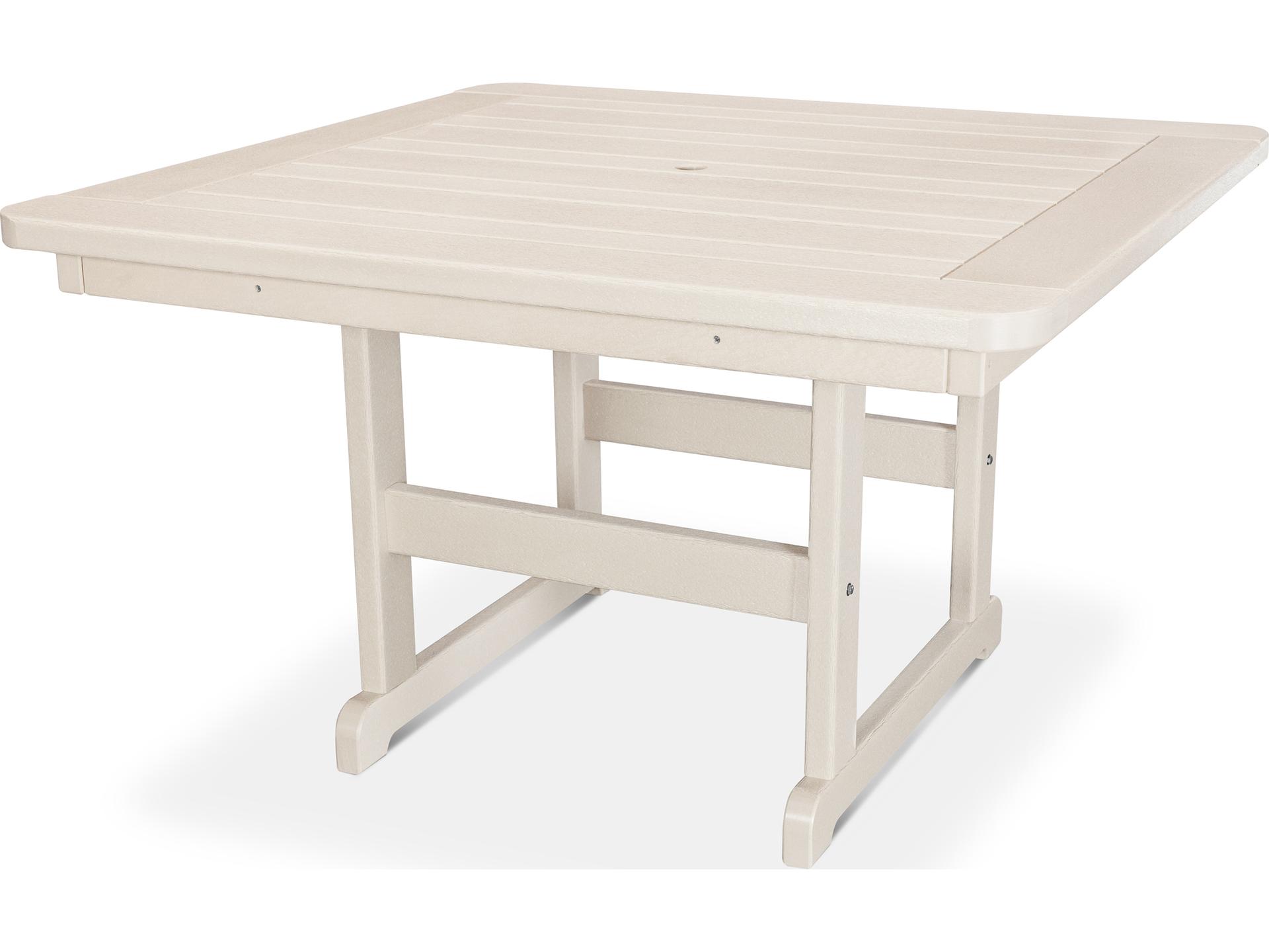 POLYWOOD® Park Recycled Plastic Square Table