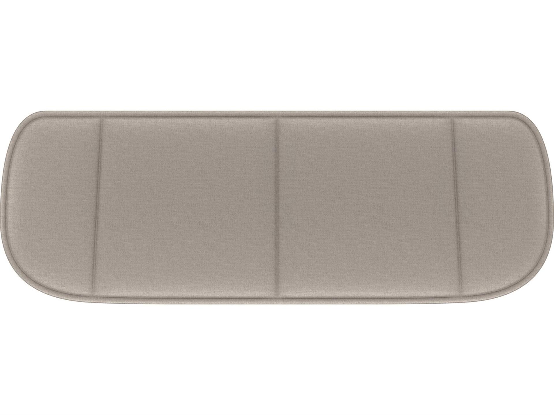 Outdoorsy Large Light Grey Patio Cushion for Nami Sofa