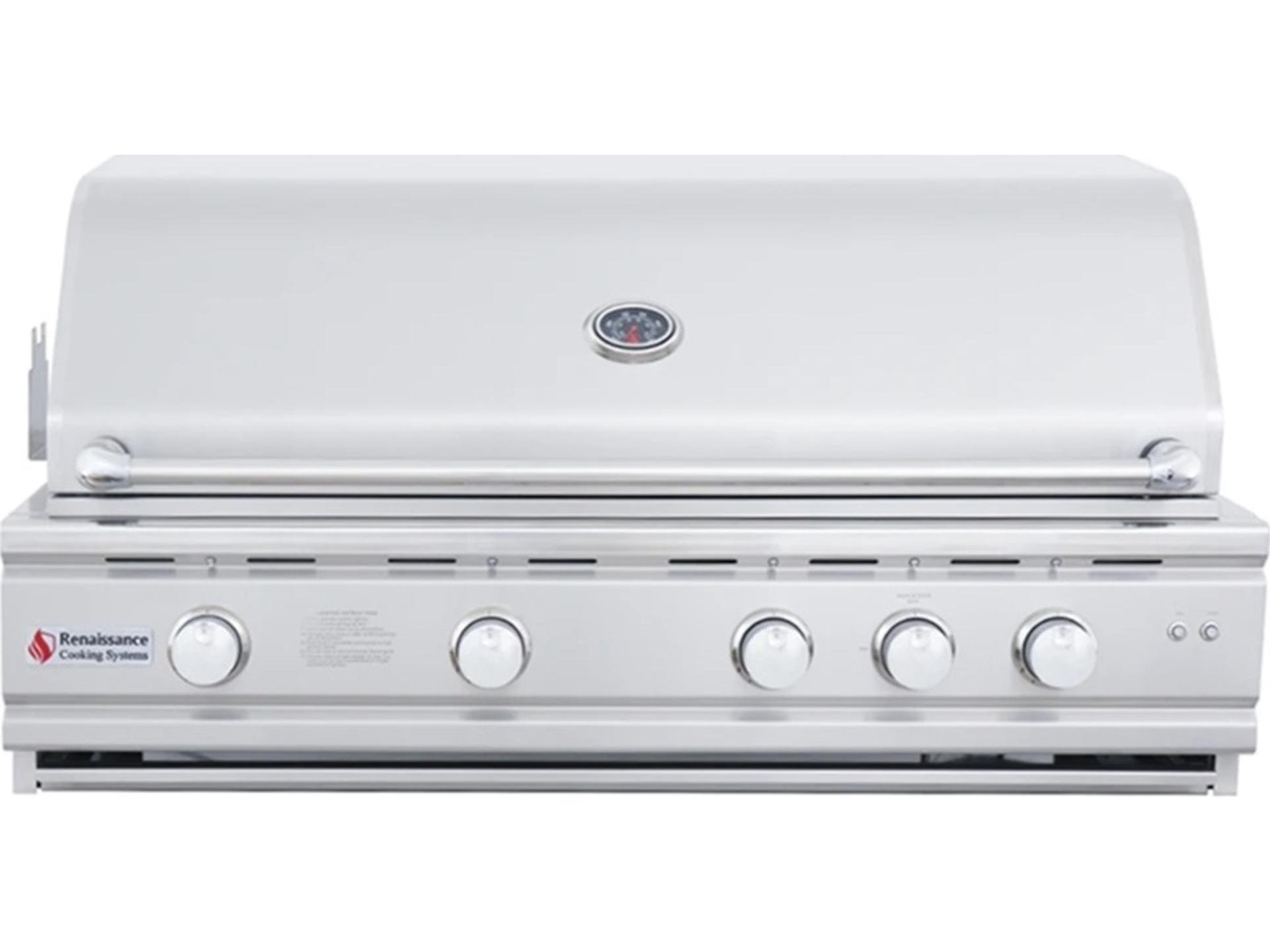 42-Inch Cutlass Pro Series Natural Gas Built-In Grill with LED Lights