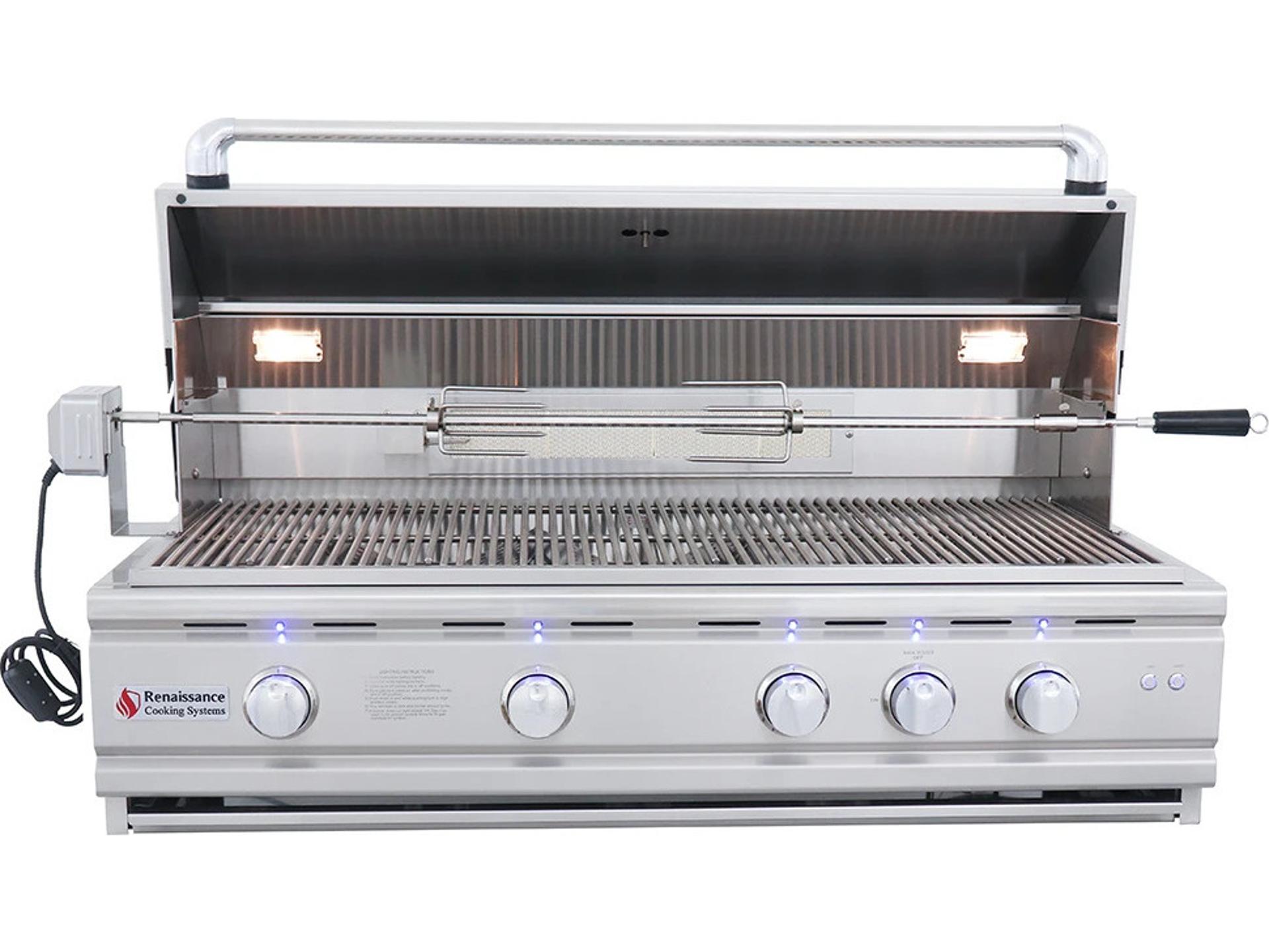 RCS Grills 42in Cutlass Pro Series Natural Gas Grill with LED Lights