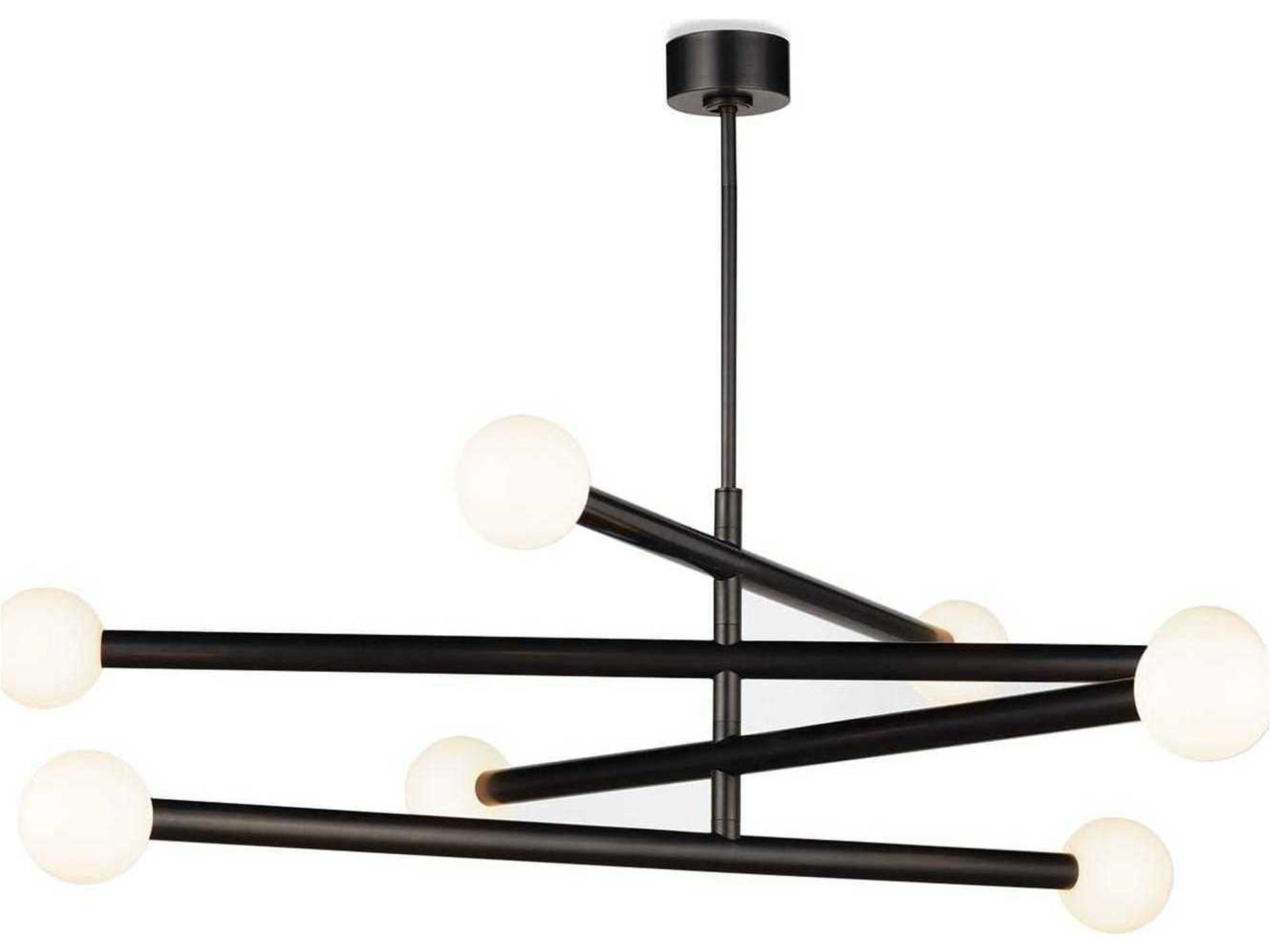 Beaubien 8-Light Oil Rubbed Bronze Globe Sputnik Chandelier
