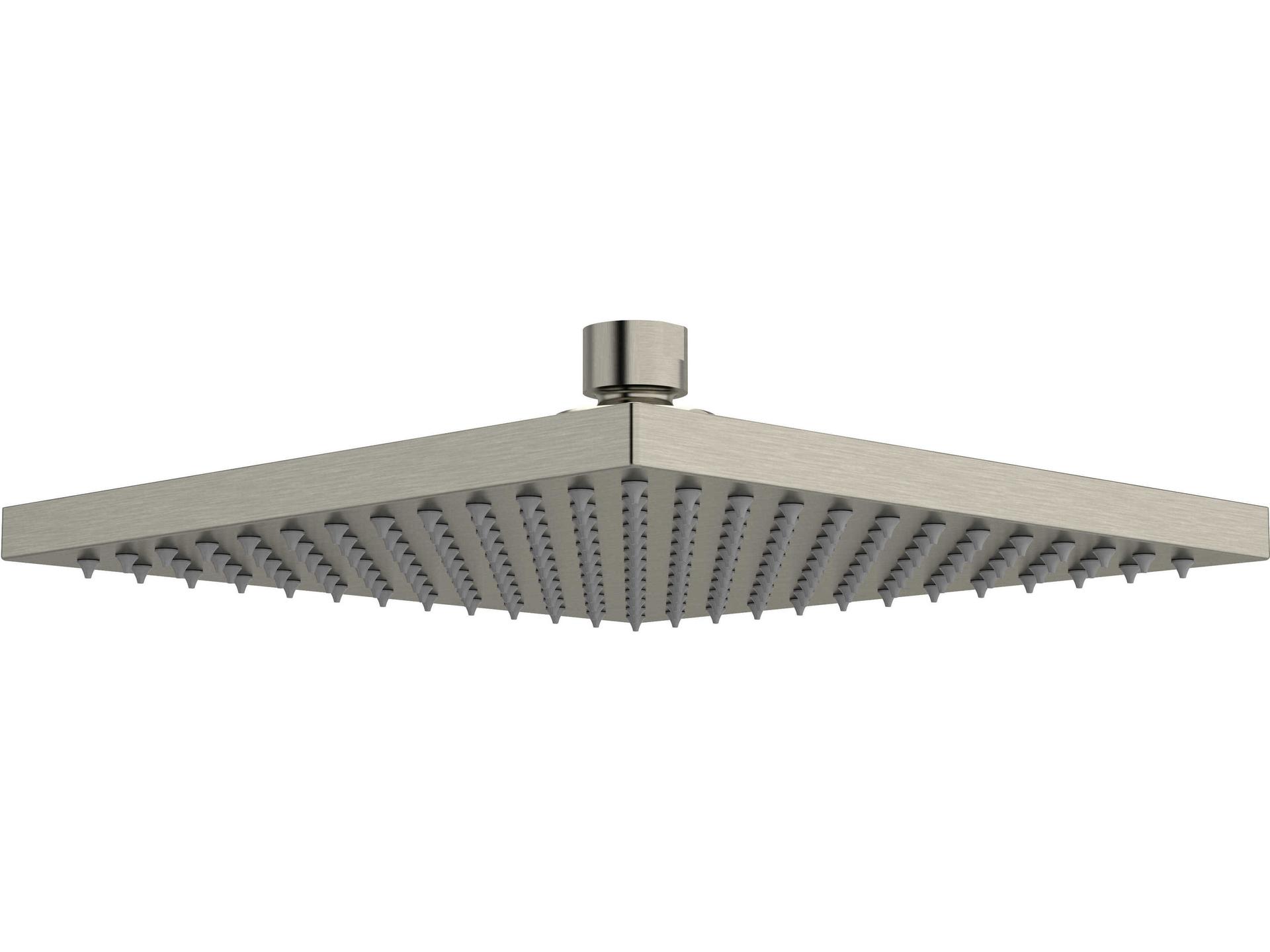 8-Inch Square Rain Showerhead in Brushed Nickel