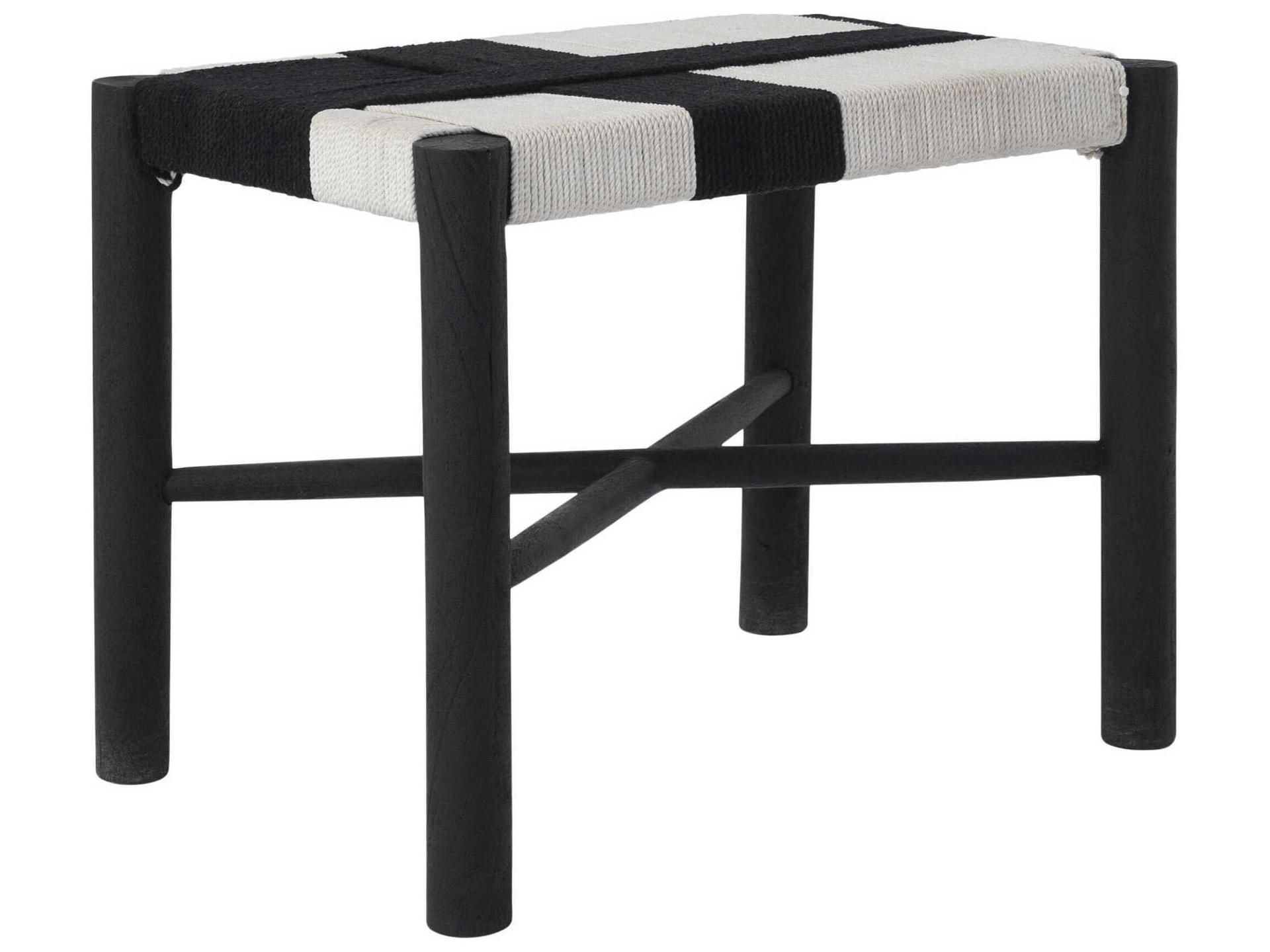 Plex Black Accent Stool
