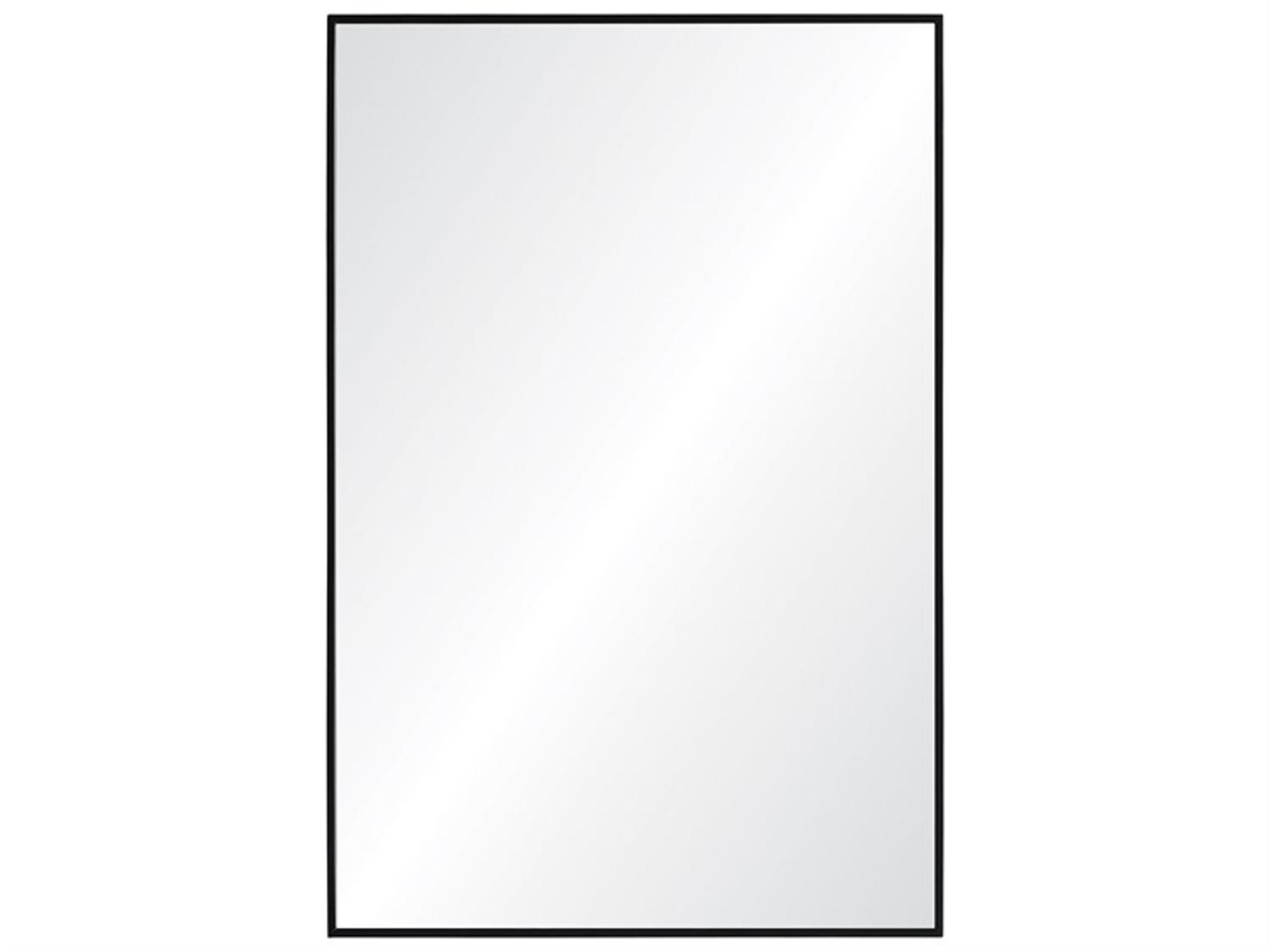 Renwil Reynolds Black Rectangular Wall Mirror
